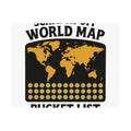 Scratch Off World Map Bucket List Poster Travel Tracker Gift Adventure Wall Art Wanderlust Decor Journey Milestone Chart