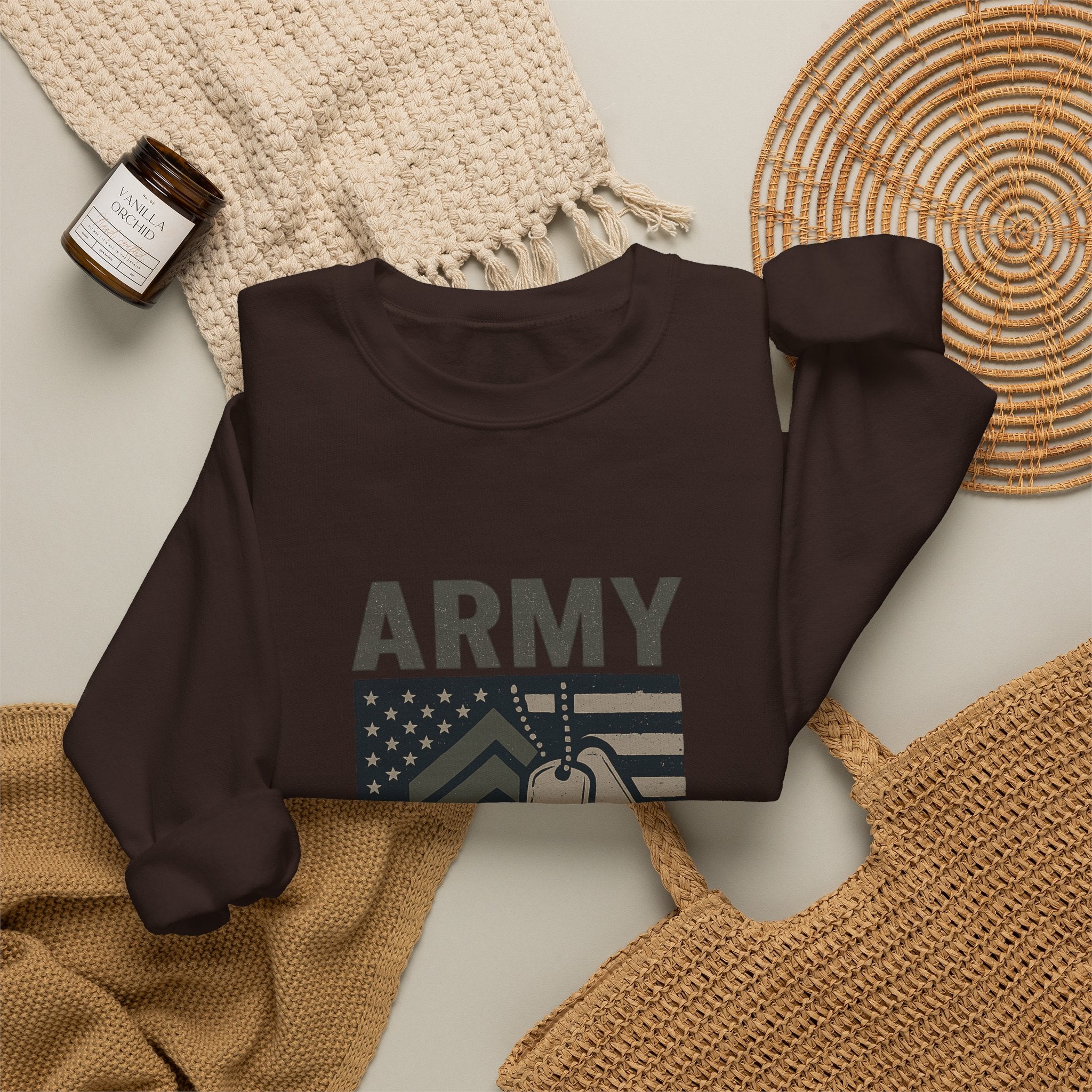Army Strong Dad Sweatshirt, Military Father's Day Gift, Active Duty Dad Shirt, Army Dad Appreciation, Patriotic Military Family