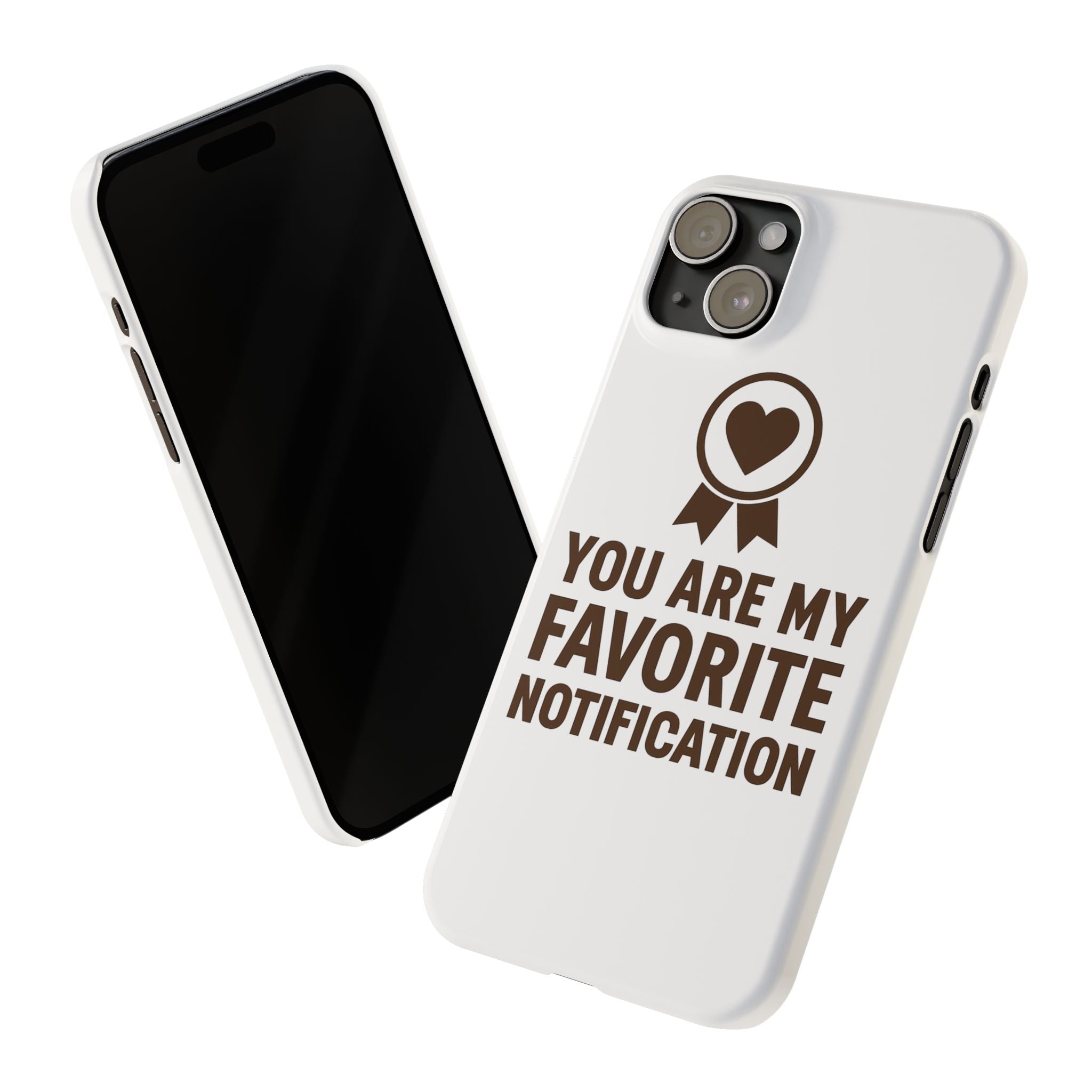 You Are My Favorite Notification Phone Case, Romantic Anniversary Gift for Boyfriend Girlfriend, Cute Couple Phone Case Love Gift