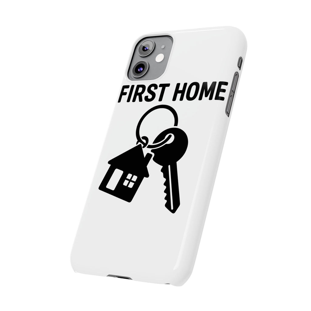 First Home Keys Phone Case, New Homeowner Gift, Housewarming Present, Minimalist House Key Design, First Time Home Buyer Gift