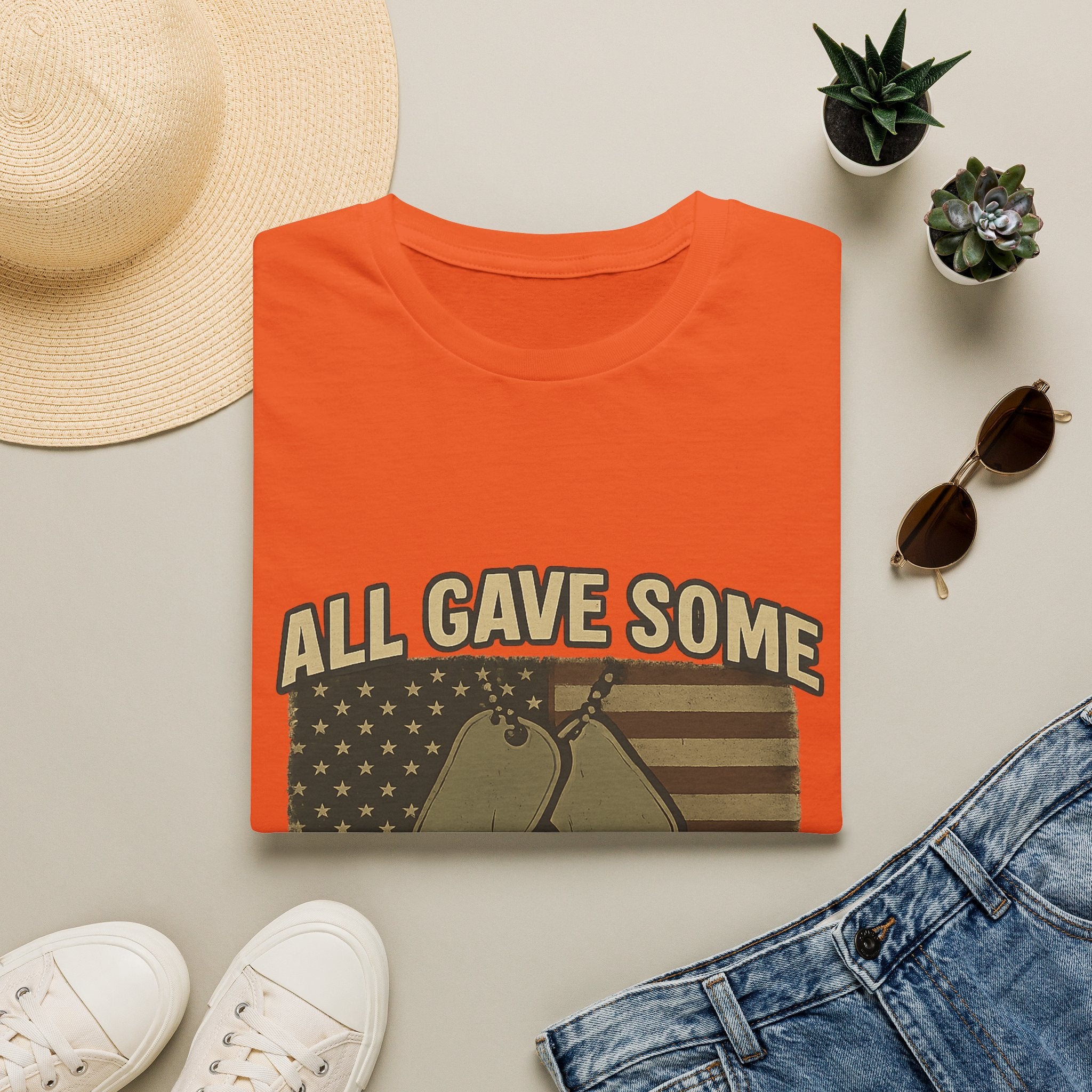 Custom Veteran Shirt | All Gave Some Some Gave All | Personalized Veterans Day Gift | Military Family Pride Tshirt with Name & Dates