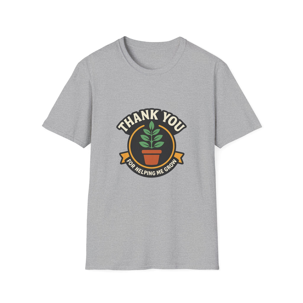Thank You for Helping Me Grow Teacher Appreciation Shirt Plant Lady Gift Teacher Week Tee Mentor Gift End of Year Teacher Gift