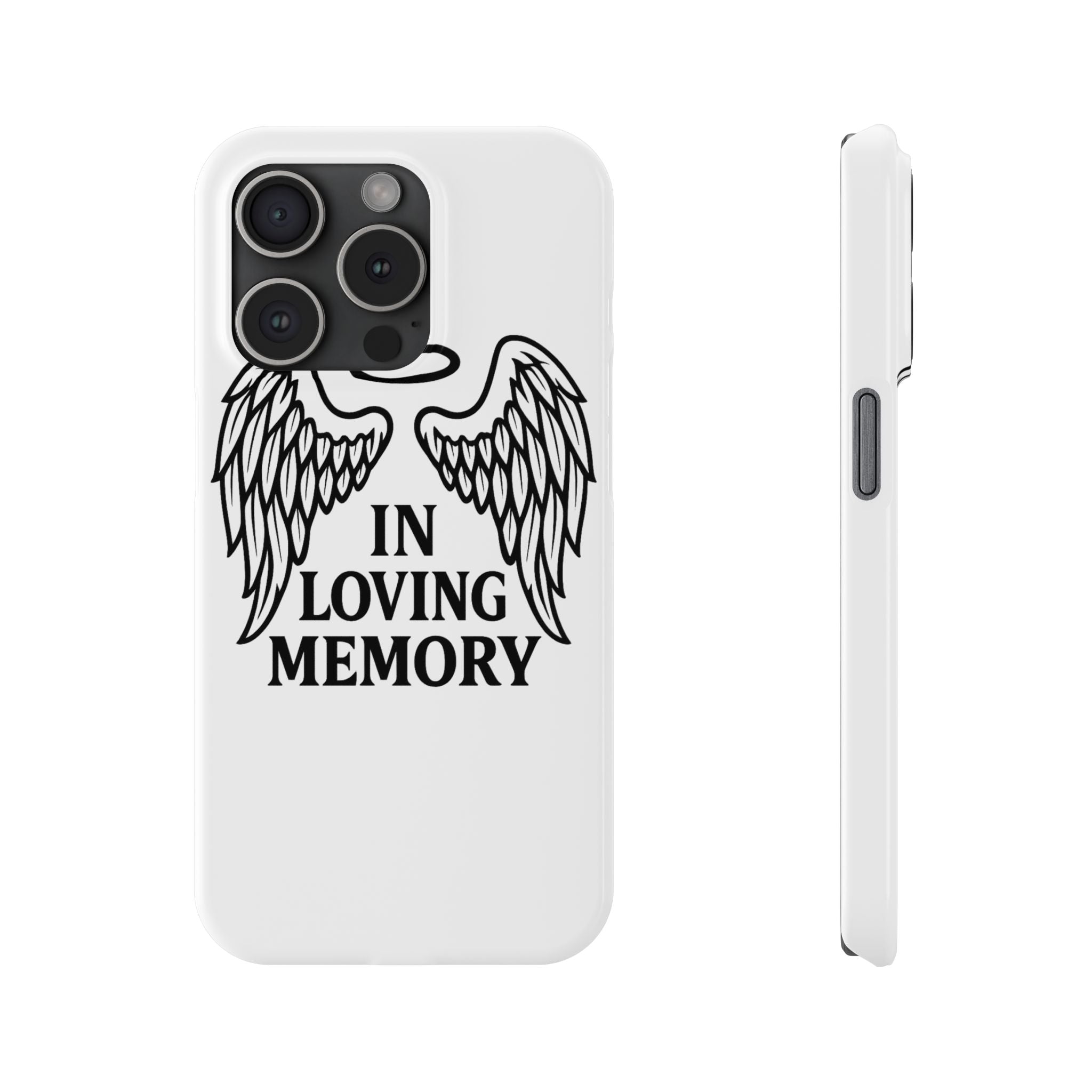 Guardian Angel Wings Phone Case In Loving Memory Sympathy Gift Memorial Remembrance Heaven Spiritual Protection Loss Grief Support