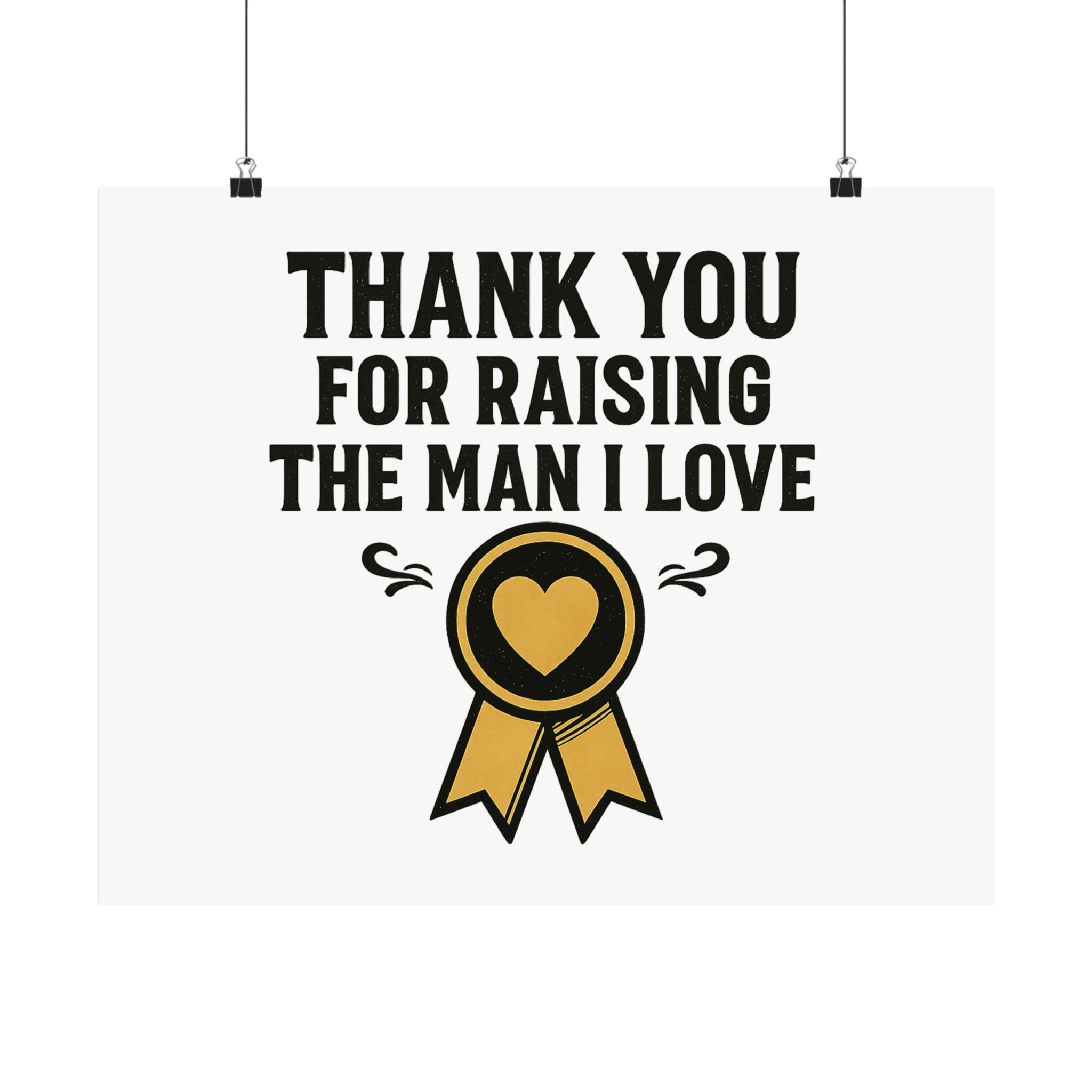 Thank You For Raising The Man I Love Print, Mother In Law Gift from Daughter In Law, Mothers Day Gift for MIL, Wedding Gift