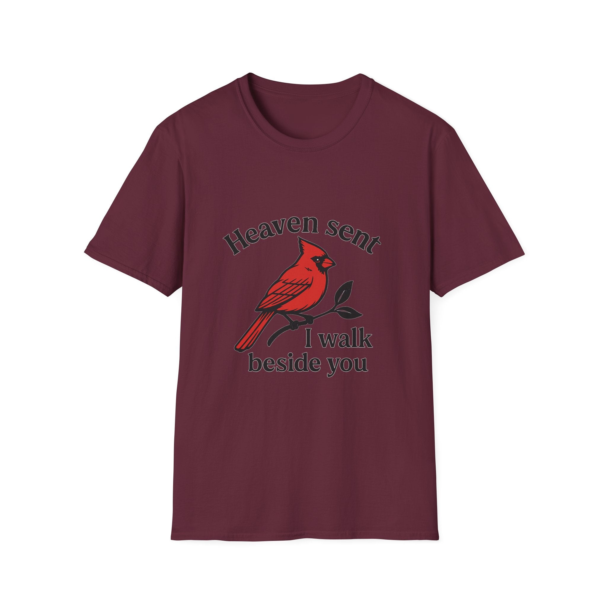 Cardinal Memorial Shirt Heaven Sent Grief Gift Loss of Loved One Remembrance Tee Sympathy Gift Bereavement Comfort Shirt