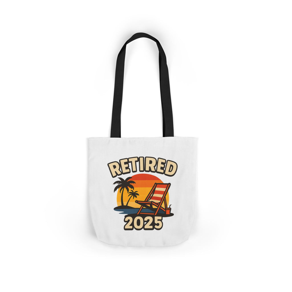 Retired 2025 Tote Bag Beach Chair Sunset Retirement Gift Retiree Beach Bag Retirement Party Favor Coworker Gift Farewell Gift