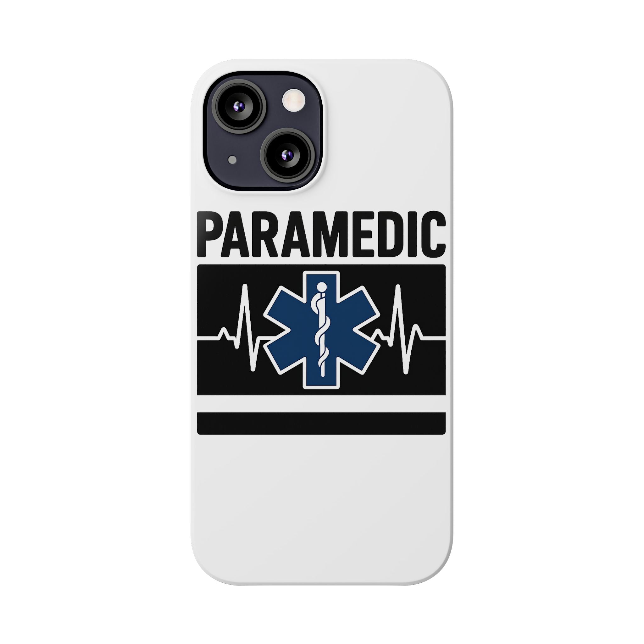 Paramedic Phone Case EMS Gift Heartbeat Star of Life EMT Medical First Responder Thin White Line Hero Appreciation