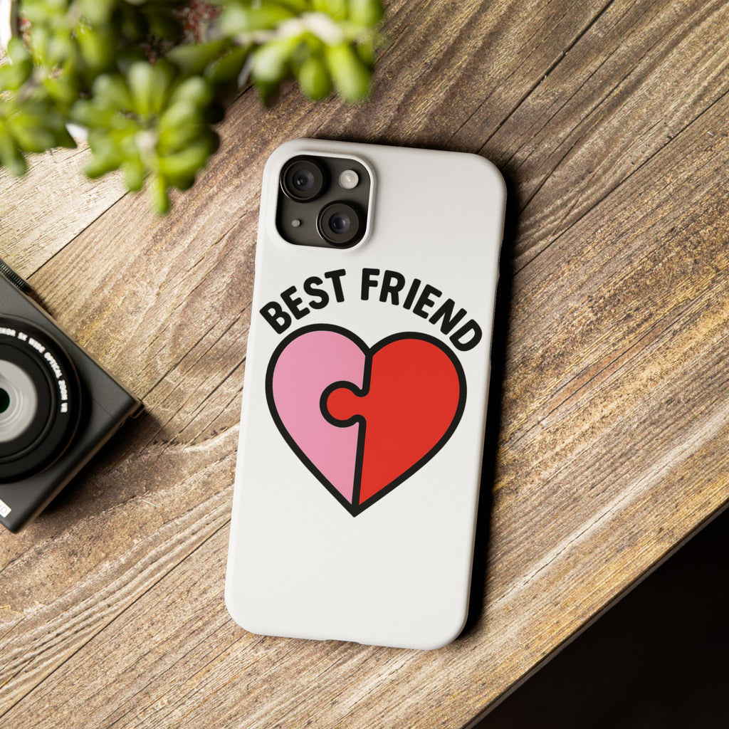 Best Friend Phone Case Set Puzzle Heart Matching BFF Gifts for Besties Friendship Phone Cases Cute Teen Gift for Her