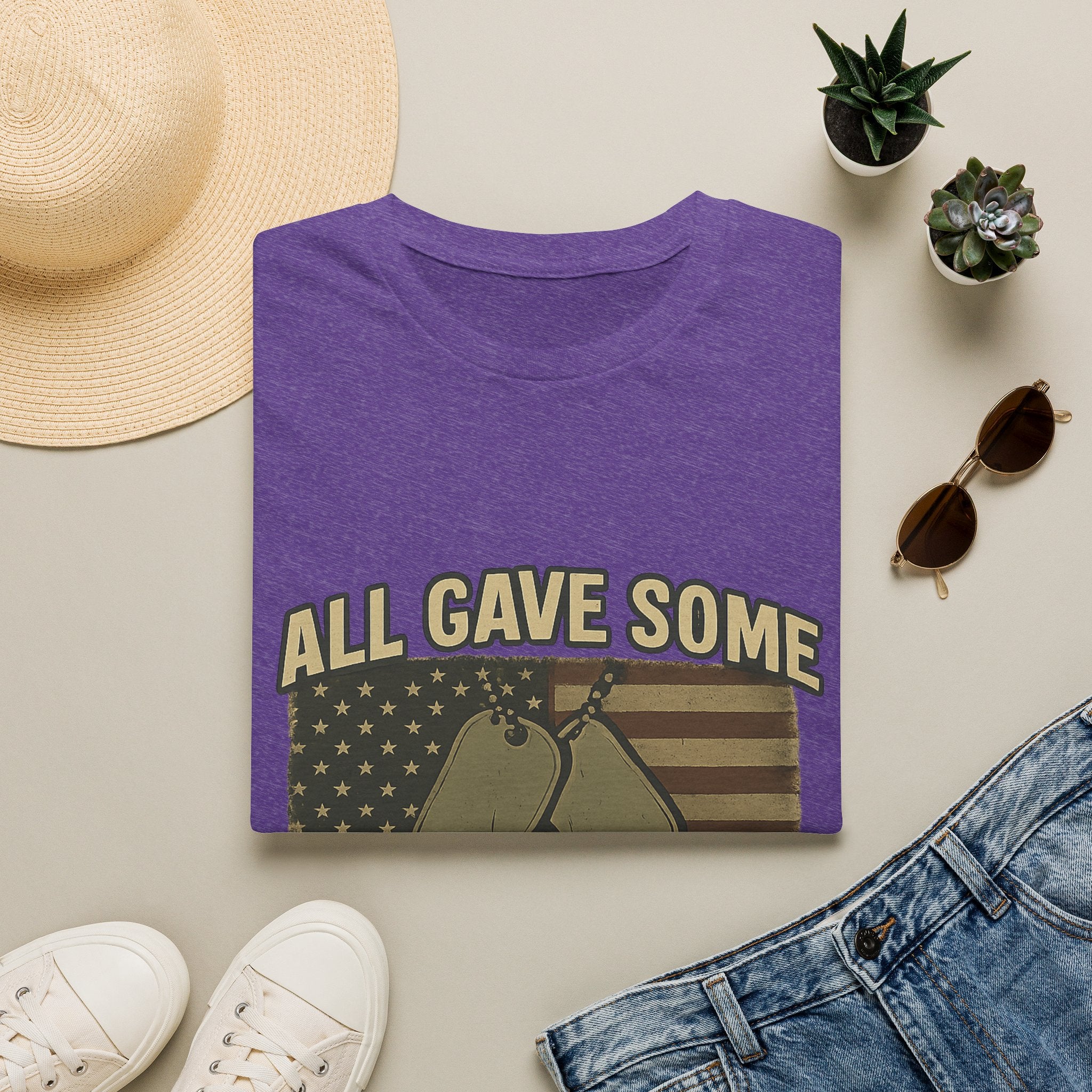 Custom Veteran Shirt | All Gave Some Some Gave All | Personalized Veterans Day Gift | Military Family Pride Tshirt with Name & Dates