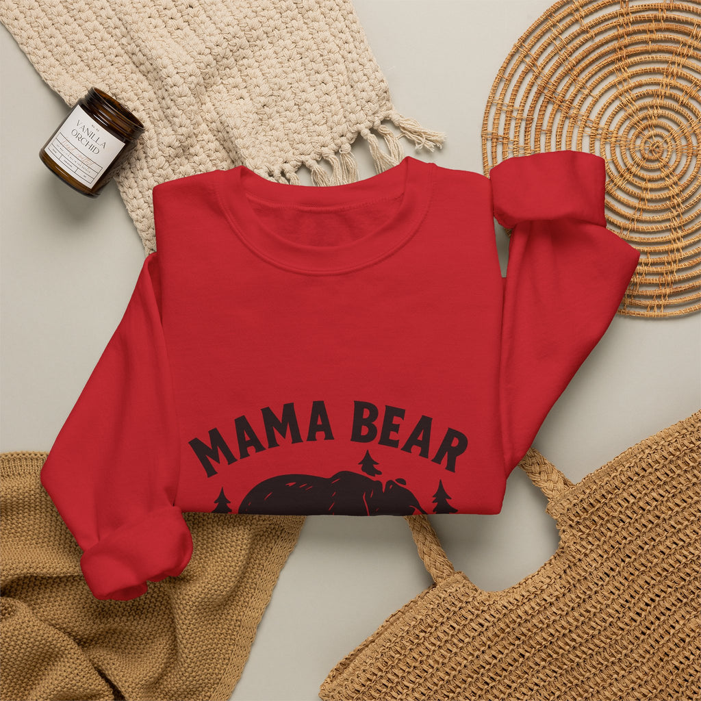 Mama Bear Sweatshirt with Cubs Birth Years, Mother's Day Gift for Mom, Woodland Mom Shirt, Gift from Kids, Mommy and Me Crewneck