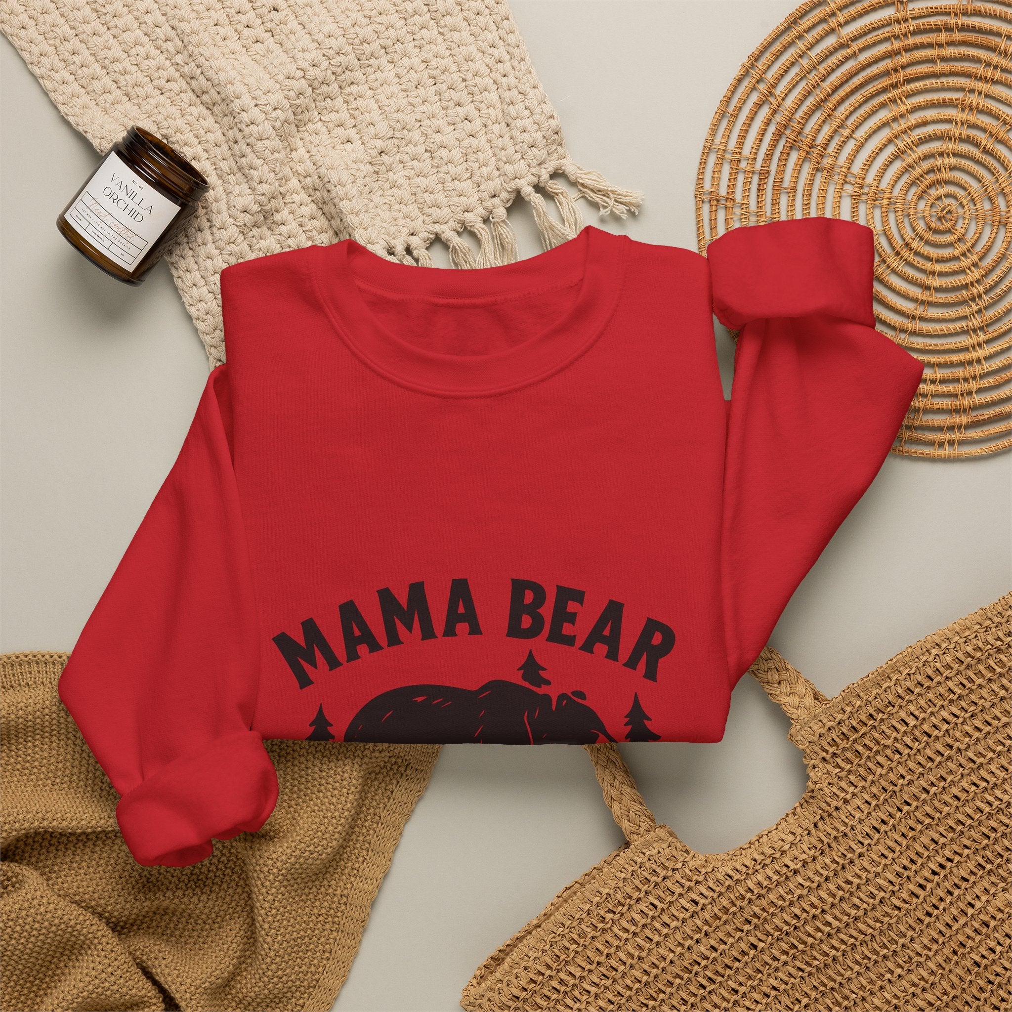 Mama Bear Sweatshirt with Cubs Birth Years, Mother's Day Gift for Mom, Woodland Mom Shirt, Gift from Kids, Mommy and Me Crewneck