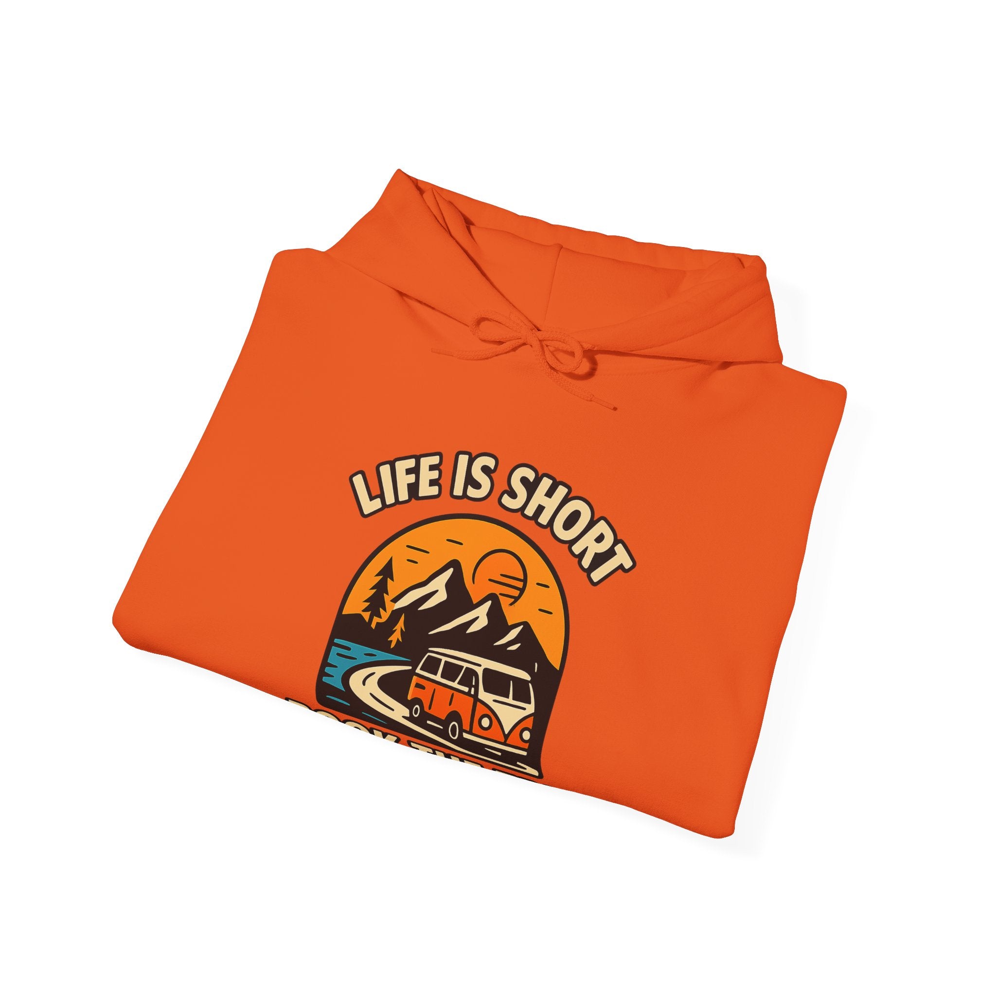 Life Is Short Book The Trip Hoodie, Travel Lover Gift, Adventure Seeker Sweatshirt, Wanderlust Clothing, Digital Nomad Gift