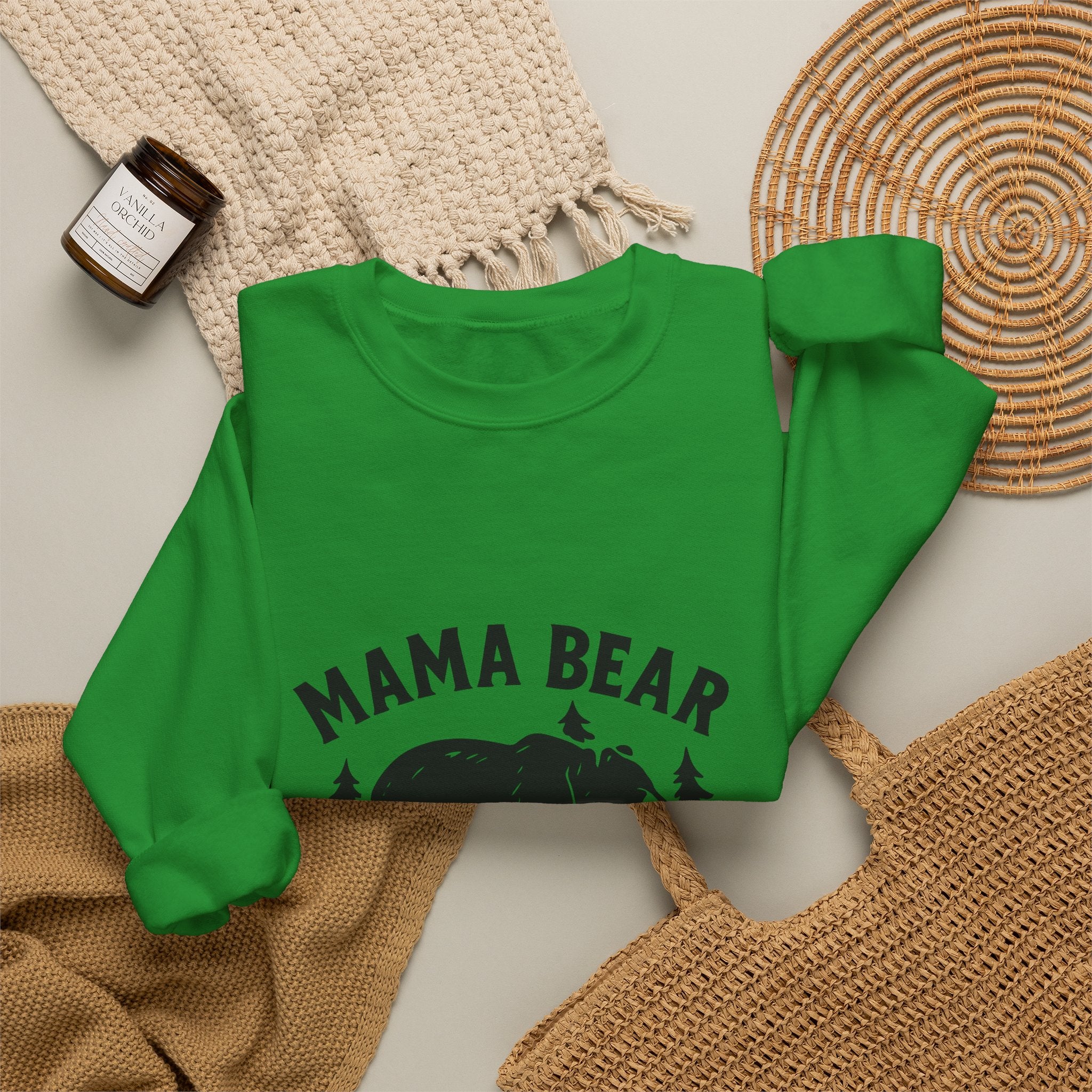 Mama Bear Sweatshirt with Cubs Birth Years, Mother's Day Gift for Mom, Woodland Mom Shirt, Gift from Kids, Mommy and Me Crewneck