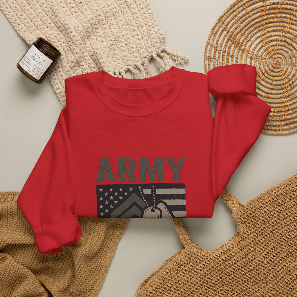 Army Strong Dad Sweatshirt, Military Father's Day Gift, Active Duty Dad Shirt, Army Dad Appreciation, Patriotic Military Family