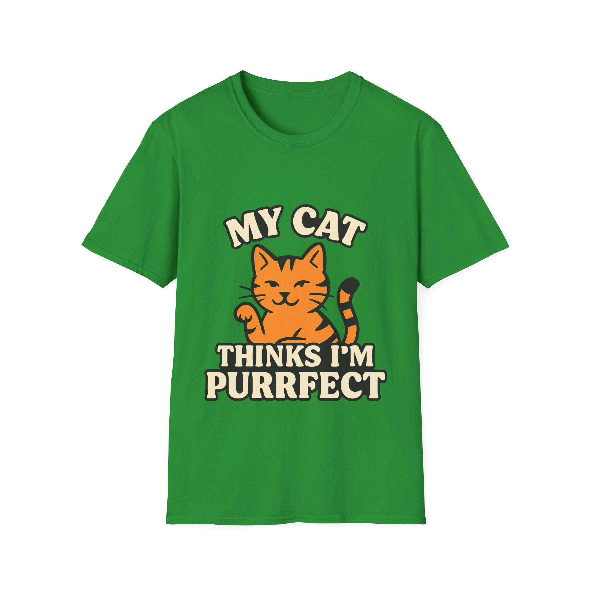 Cat Lover Shirt, My Cat Thinks I'm Purrfect T-Shirt, Funny Cat Owner Gift, Cat Mom Tee, Cat Dad Shirt, Crazy Cat Lady