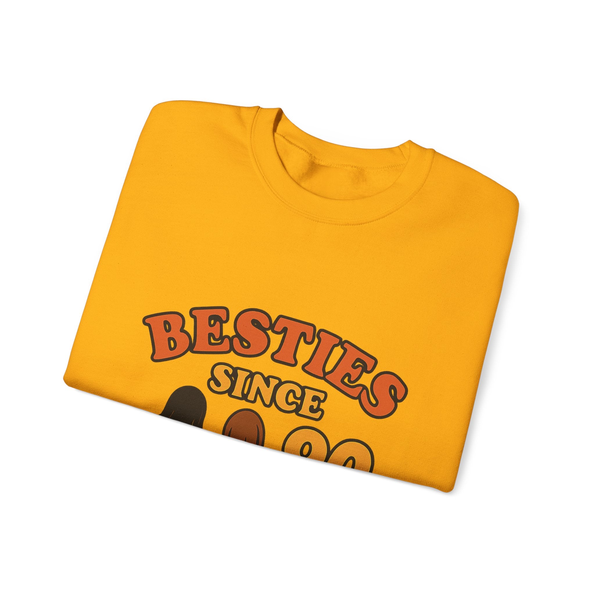 Besties Since Retro Years Sweatshirt 90s Nostalgia Best Friend Gift Friendship Anniversary Vintage Aesthetic Crewneck
