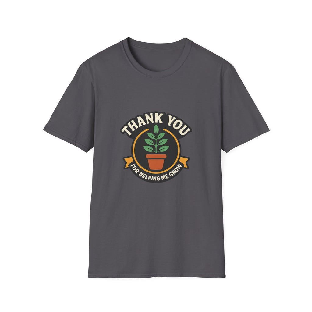 Thank You for Helping Me Grow Teacher Appreciation Shirt Plant Lady Gift Teacher Week Tee Mentor Gift End of Year Teacher Gift