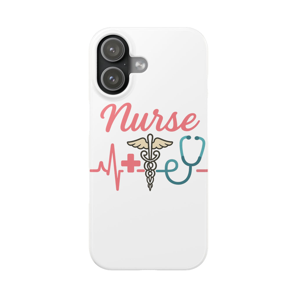 Nurse Phone Case EKG Heartbeat Medical Gift for Nurses RN Nursing Student Appreciation Gift Healthcare Worker iPhone Case