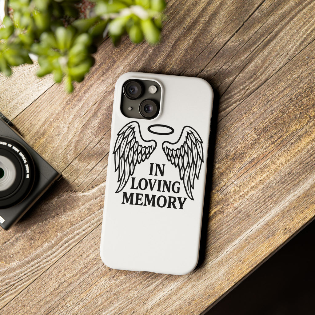 Guardian Angel Wings Phone Case In Loving Memory Sympathy Gift Memorial Remembrance Heaven Spiritual Protection Loss Grief Support