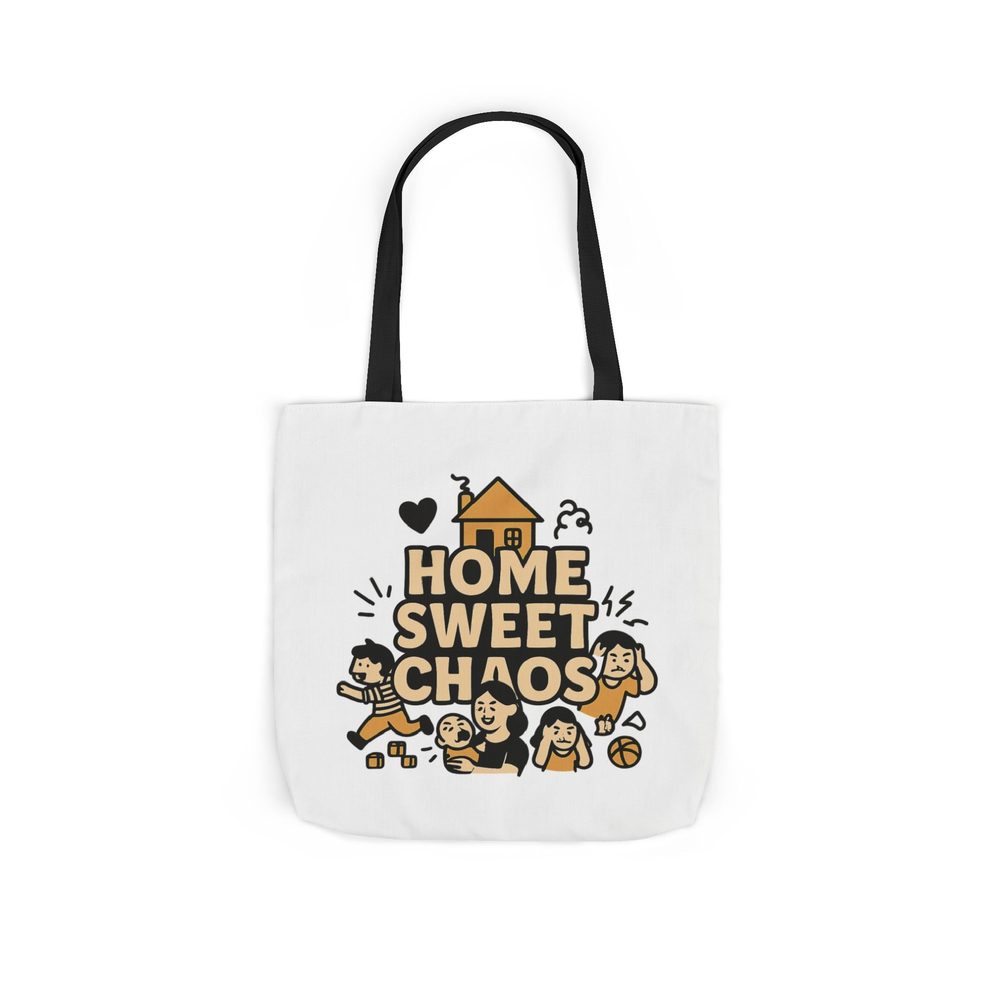 Home Sweet Chaos Tote Bag, Funny Mom Life Gift, Parenting Humor Canvas Tote, New Mom Gift, Chaotic Family Life, Gift for Mom