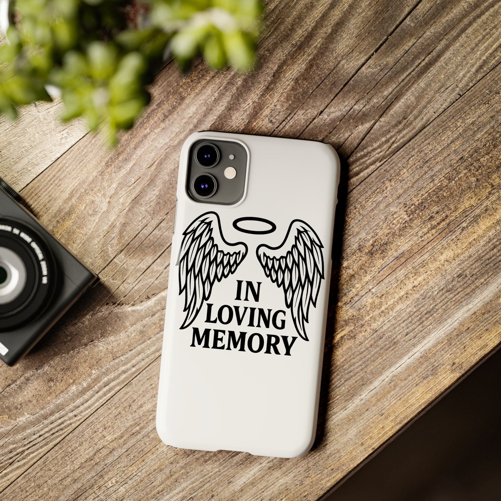 Guardian Angel Wings Phone Case In Loving Memory Sympathy Gift Memorial Remembrance Heaven Spiritual Protection Loss Grief Support