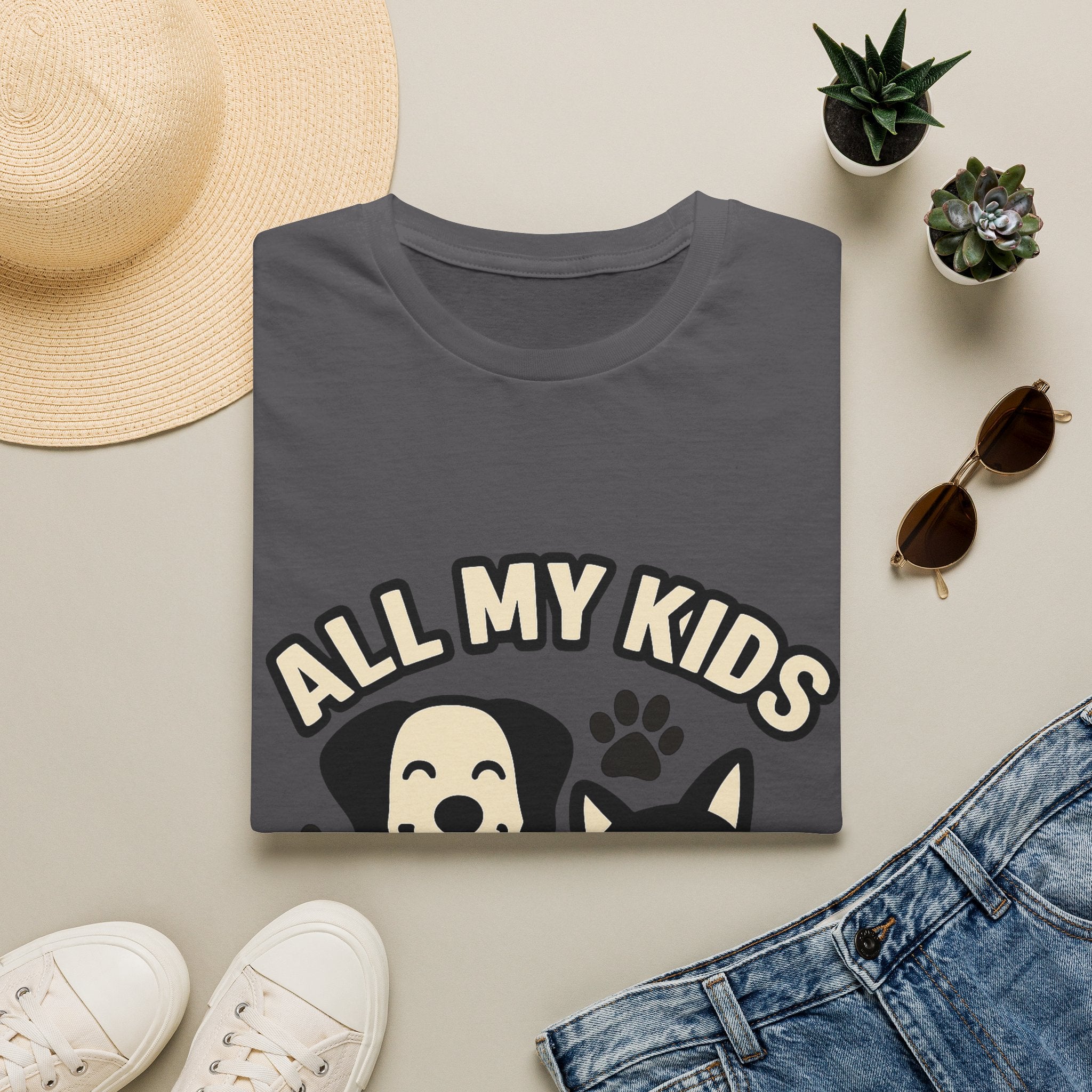 All My Kids Have Paws Shirt, Pet Mom T-Shirt, Dog Mom Cat Mom Gift, Fur Mama Tee, Pet Parent Shirt, Mothers Day Gift for Dog Lover