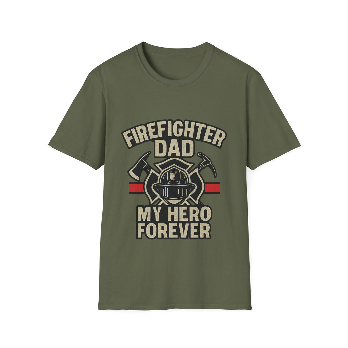 Firefighter Dad My Hero Forever Shirt