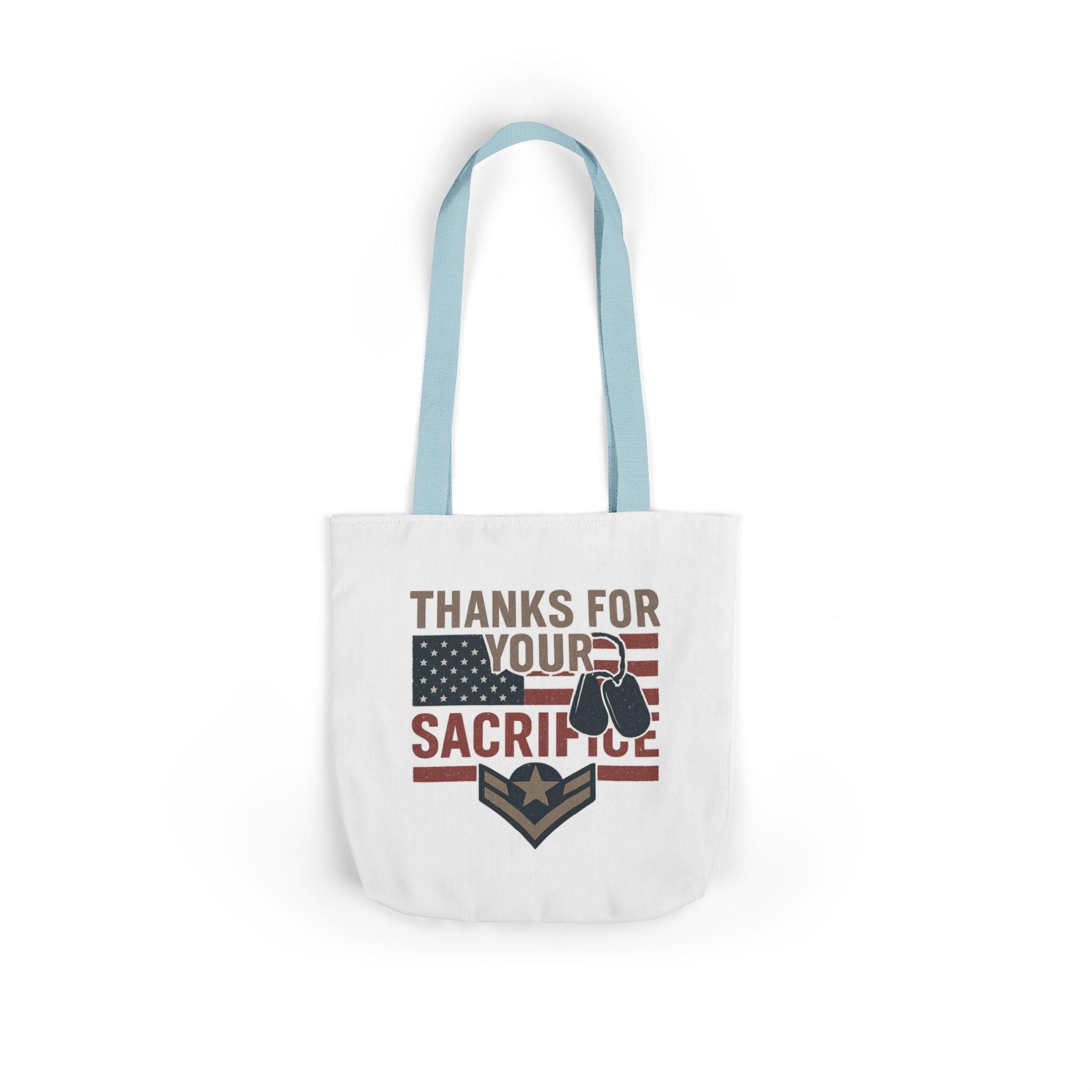 Thanks for Your Sacrifice Tote Bag Military Appreciation Gift Active Duty Service Member Honor Patriotic Gift USA Support Troops Bag