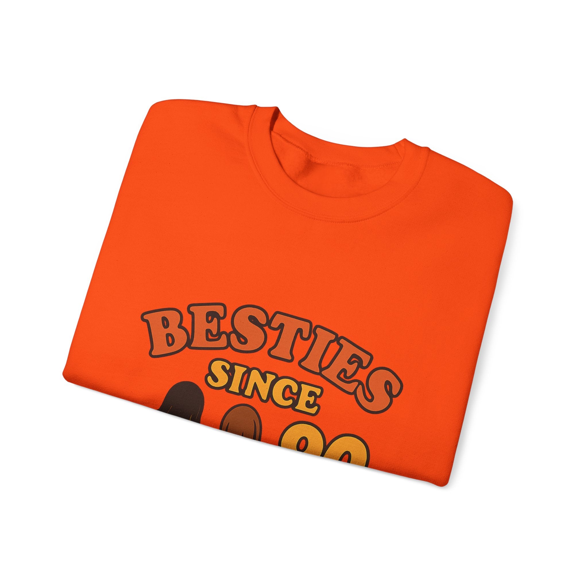 Besties Since Retro Years Sweatshirt 90s Nostalgia Best Friend Gift Friendship Anniversary Vintage Aesthetic Crewneck