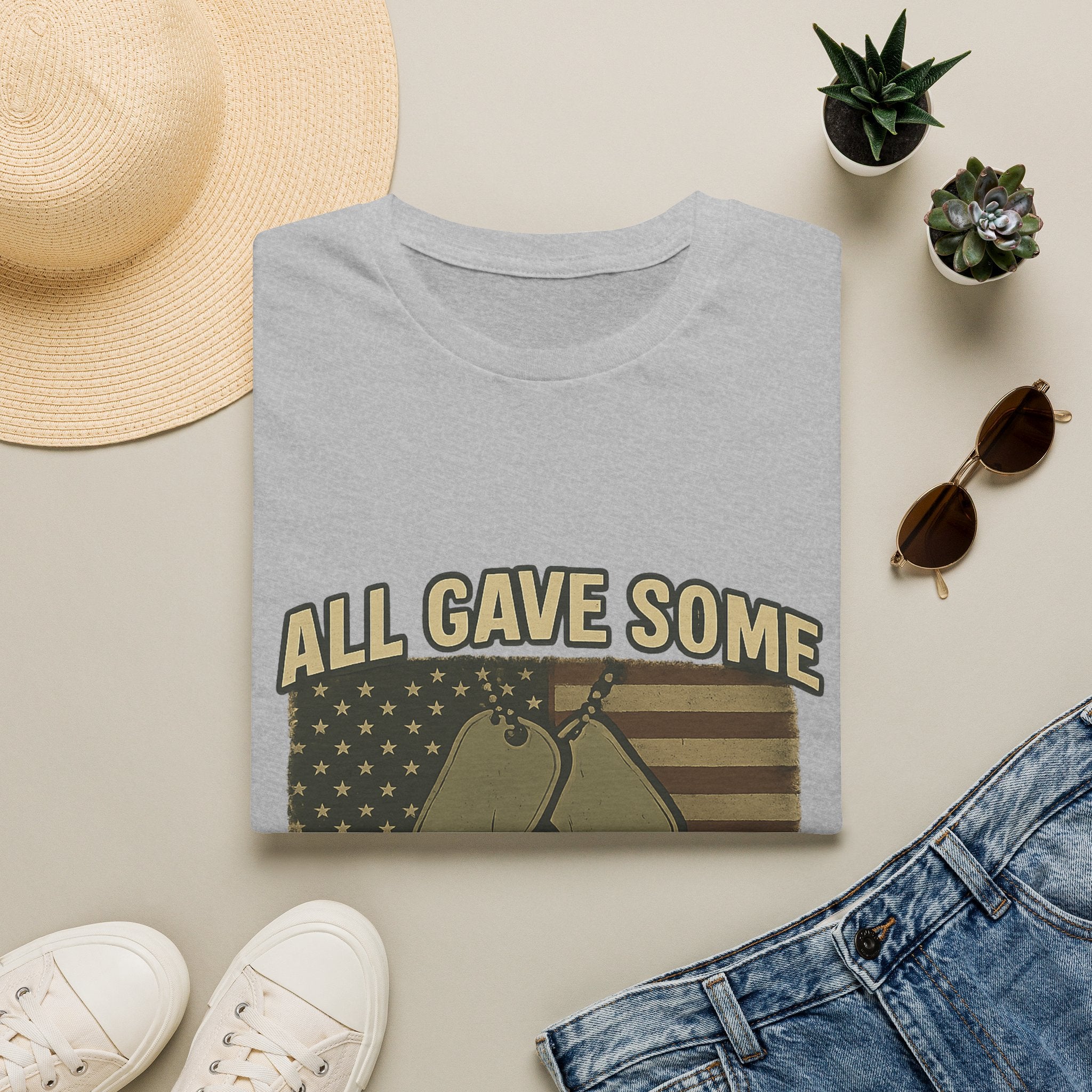 Custom Veteran Shirt | All Gave Some Some Gave All | Personalized Veterans Day Gift | Military Family Pride Tshirt with Name & Dates