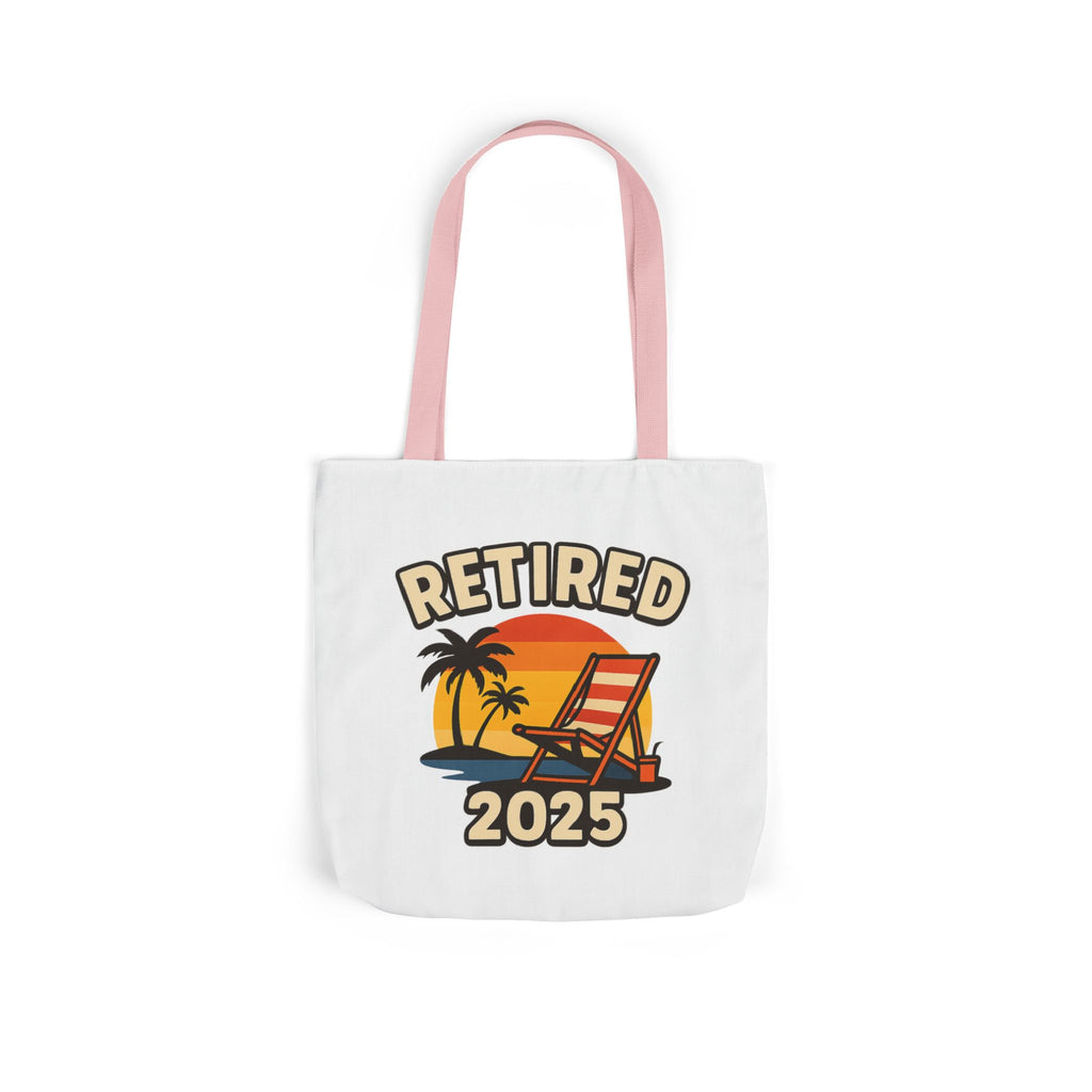 Retired 2025 Tote Bag Beach Chair Sunset Retirement Gift Retiree Beach Bag Retirement Party Favor Coworker Gift Farewell Gift