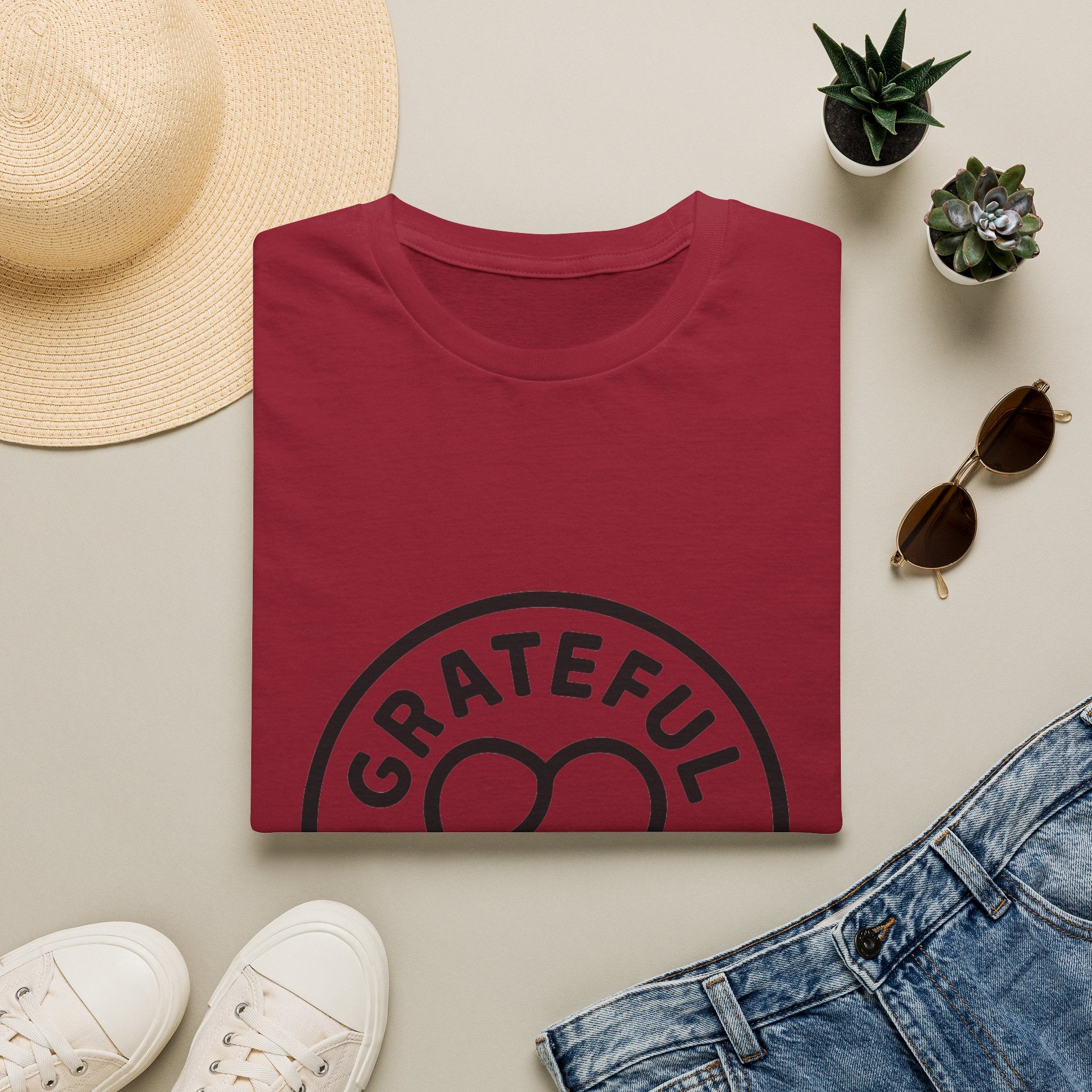 Grateful Heart T-Shirt, Minimalist Line Art Gratitude Shirt, Wellness Tee, Mindfulness Gift, Positive Affirmation Clothing