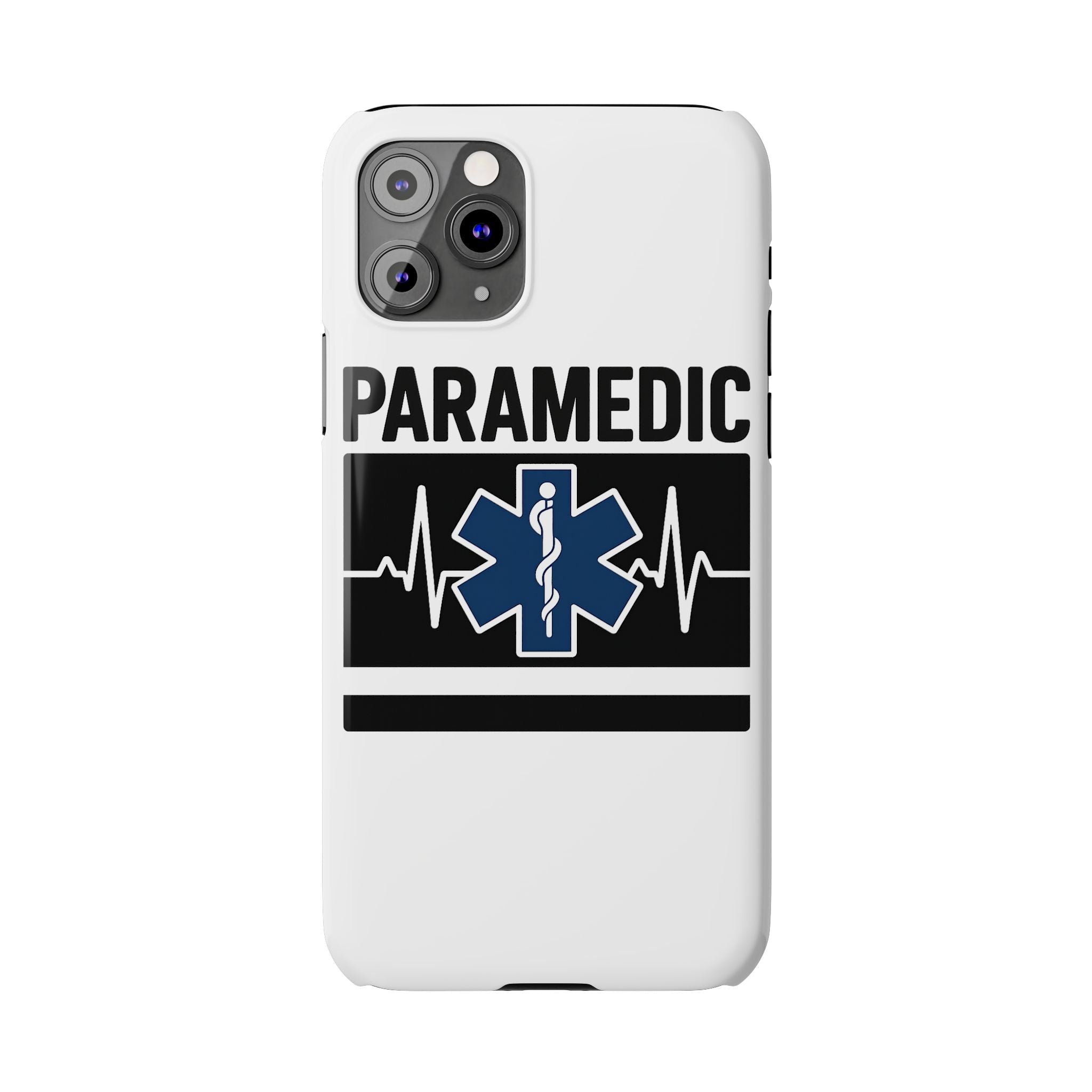 Paramedic Phone Case EMS Gift Heartbeat Star of Life EMT Medical First Responder Thin White Line Hero Appreciation