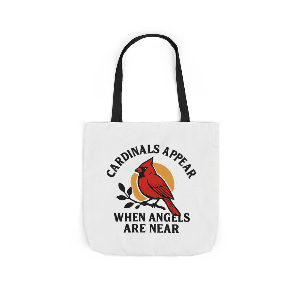 Cardinal Visitor Tote Bag, Cardinals Appear When Angels Are Near, Memorial Gift for Loss of Loved One, Sympathy Gift Mom