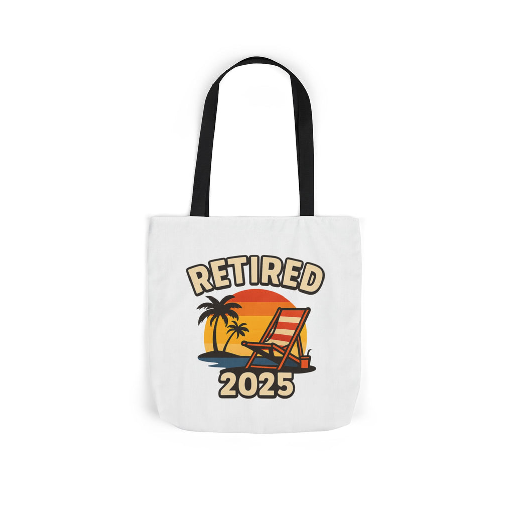 Retired 2025 Tote Bag Beach Chair Sunset Retirement Gift Retiree Beach Bag Retirement Party Favor Coworker Gift Farewell Gift