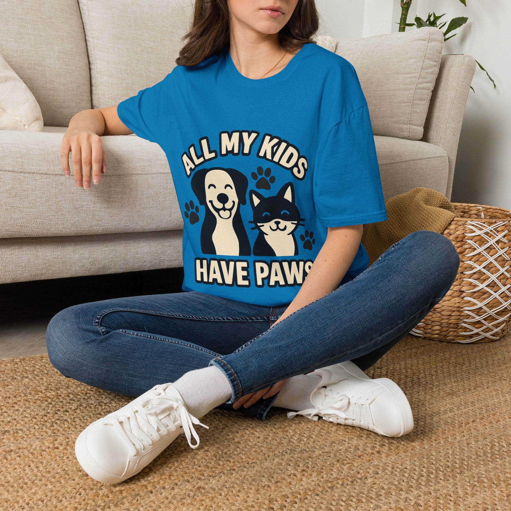 All My Kids Have Paws Shirt, Pet Mom T-Shirt, Dog Mom Cat Mom Gift, Fur Mama Tee, Pet Parent Shirt, Mothers Day Gift for Dog Lover