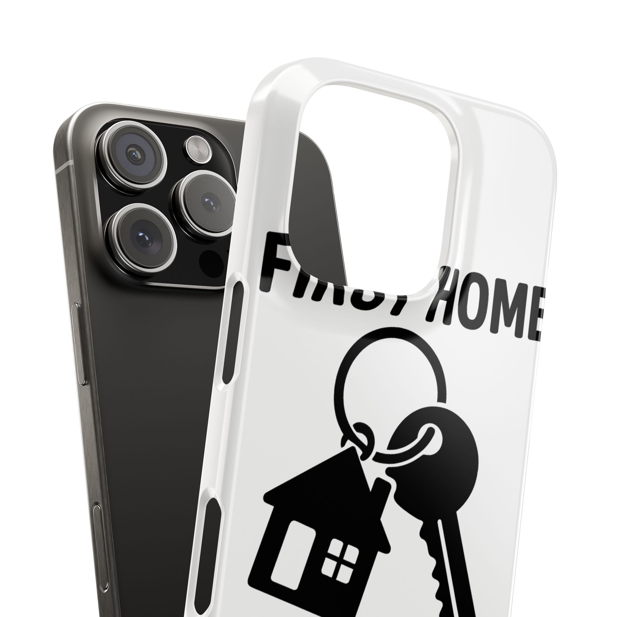 First Home Keys Phone Case, New Homeowner Gift, Housewarming Present, Minimalist House Key Design, First Time Home Buyer Gift