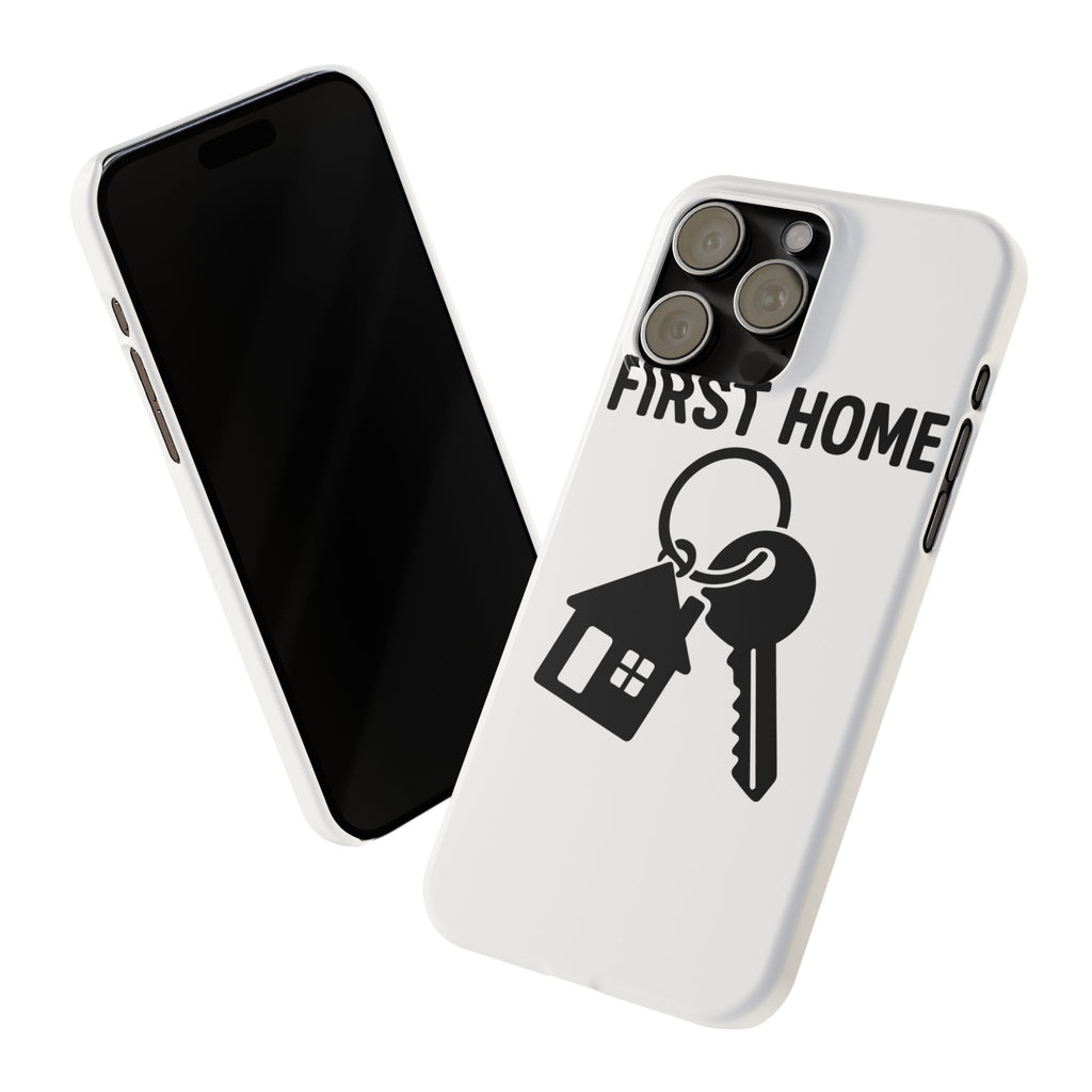 First Home Keys Phone Case, New Homeowner Gift, Housewarming Present, Minimalist House Key Design, First Time Home Buyer Gift