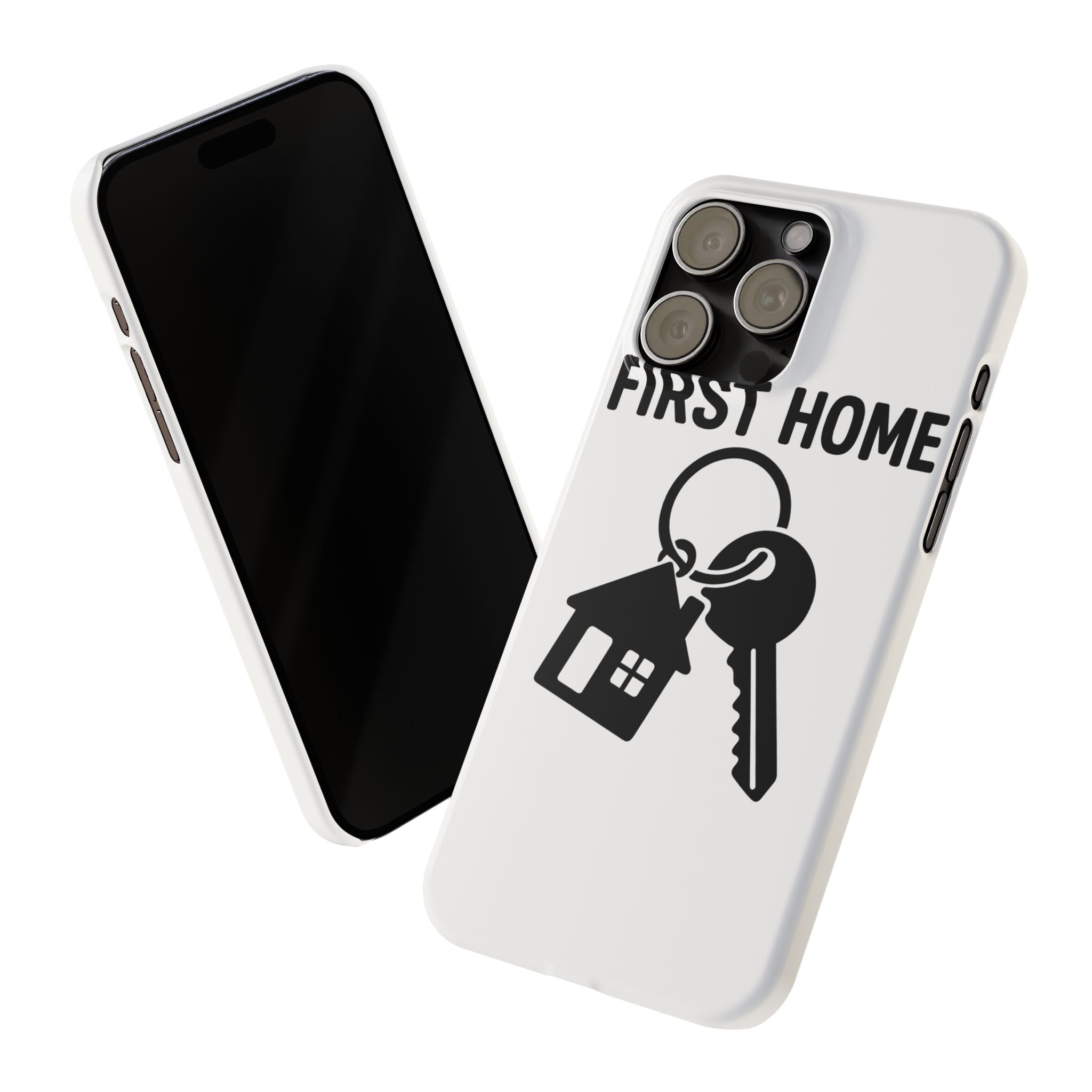First Home Keys Phone Case, New Homeowner Gift, Housewarming Present, Minimalist House Key Design, First Time Home Buyer Gift