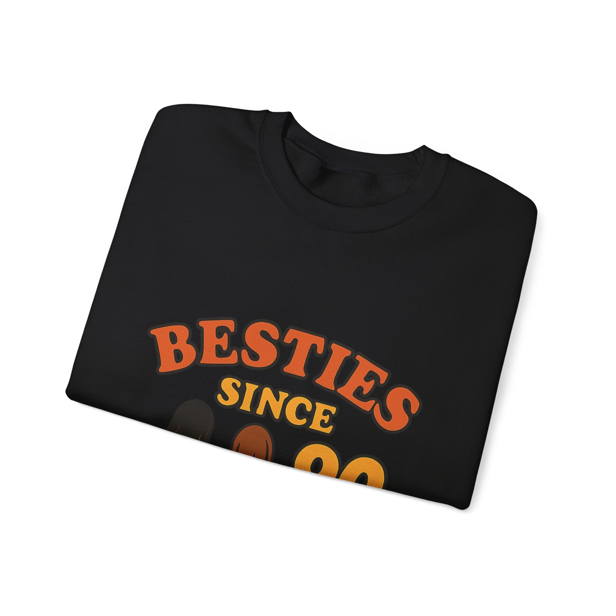 Besties Since Retro Years Sweatshirt 90s Nostalgia Best Friend Gift Friendship Anniversary Vintage Aesthetic Crewneck