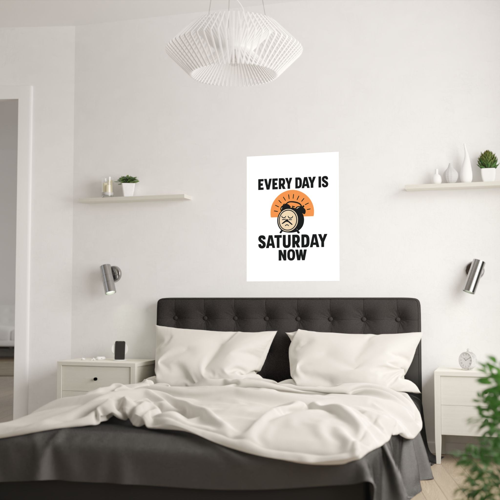 Retirement Gift Every Day is Saturday Now Poster, Funny Retirement Party Decor, Coworker Retirement Gift, Retirement Wall Art