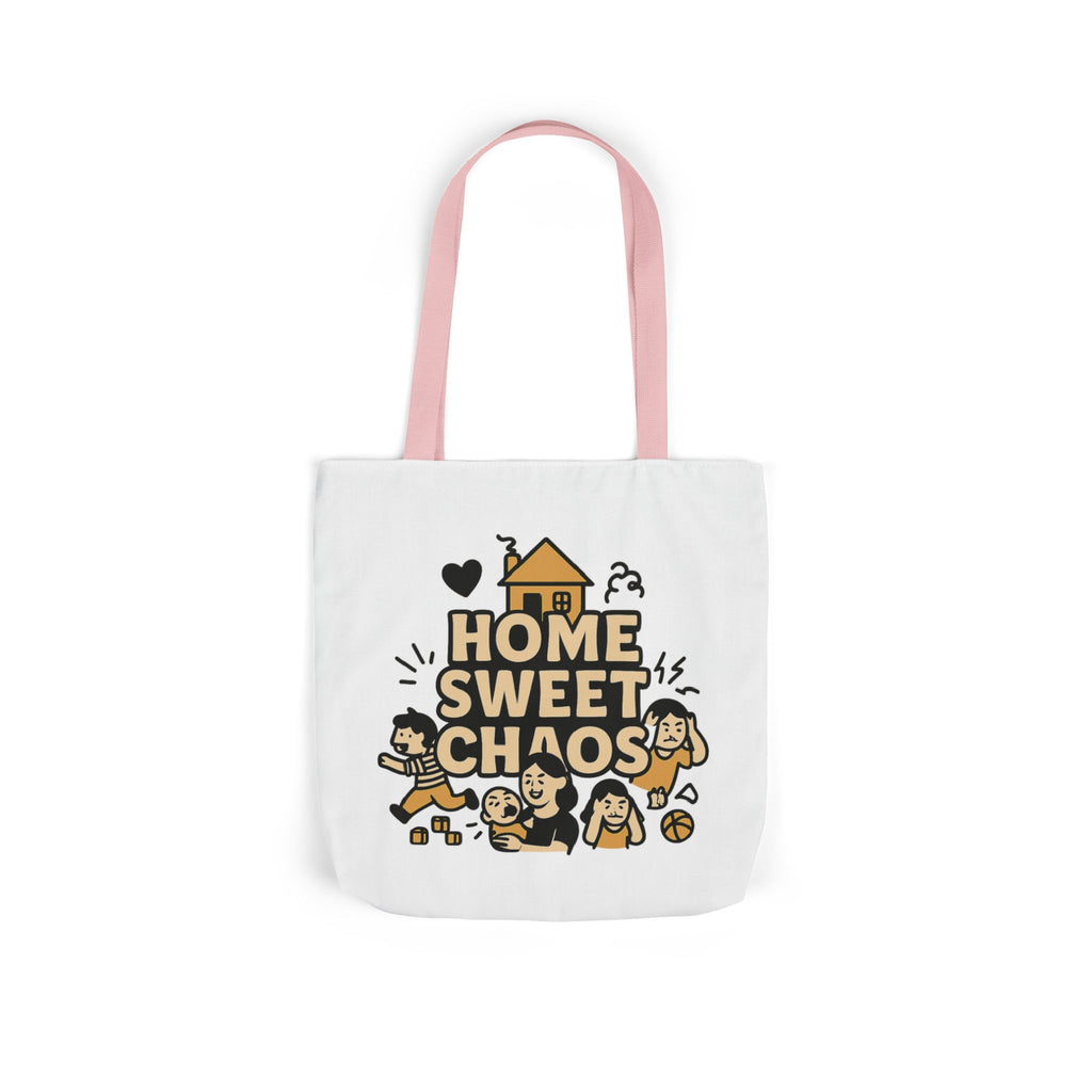 Home Sweet Chaos Tote Bag, Funny Mom Life Gift, Parenting Humor Canvas Tote, New Mom Gift, Chaotic Family Life, Gift for Mom