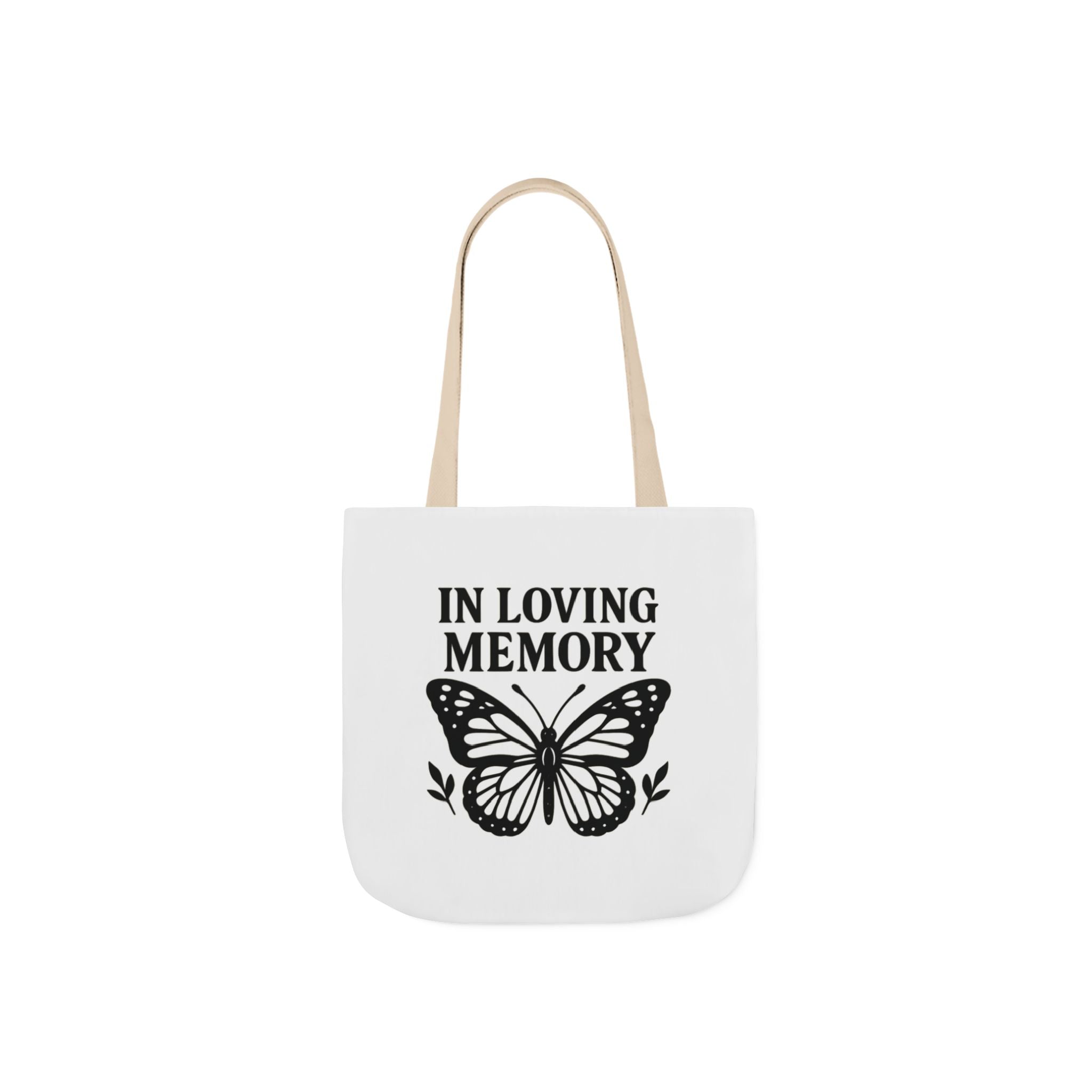 Butterfly Memorial Tote Bag, In Loving Memory Gift, Funeral Remembrance, Celebration of Life, Sympathy Gift for Loss