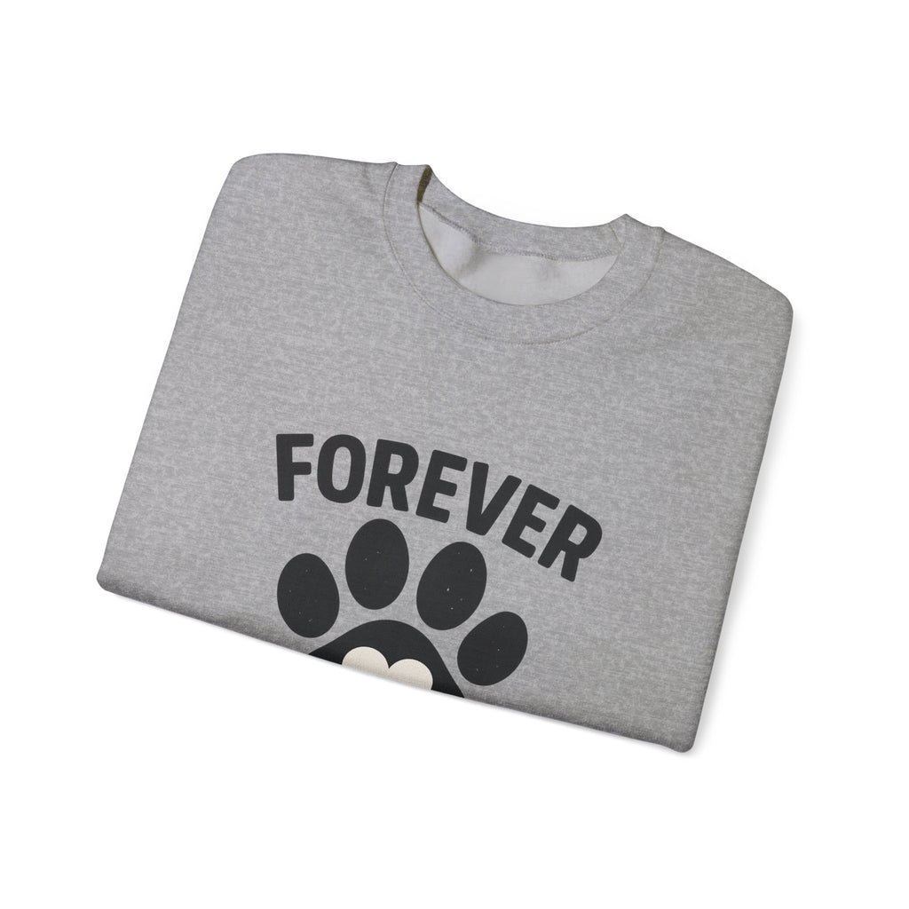 Pet Memorial Sweatshirt Forever in My Heart Paw Print Dog Cat Loss Remembrance Gift Sympathy Comfort Shirt Pet Loss Gift