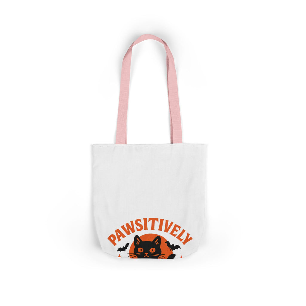 Pawsitively Spooky Cat Lover Halloween Tote Bag