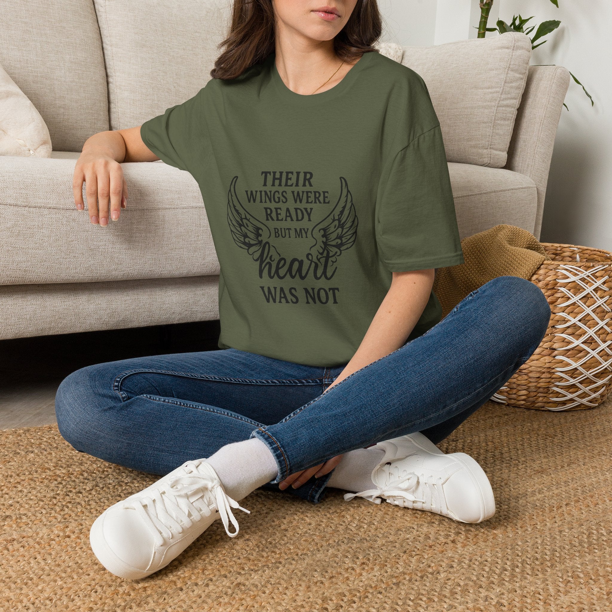 Their Wings Were Ready T-Shirt, Memorial Shirt, Grief Loss Remembrance Tee, Angel Wings Quote Shirt, Sympathy Gift Bereavement