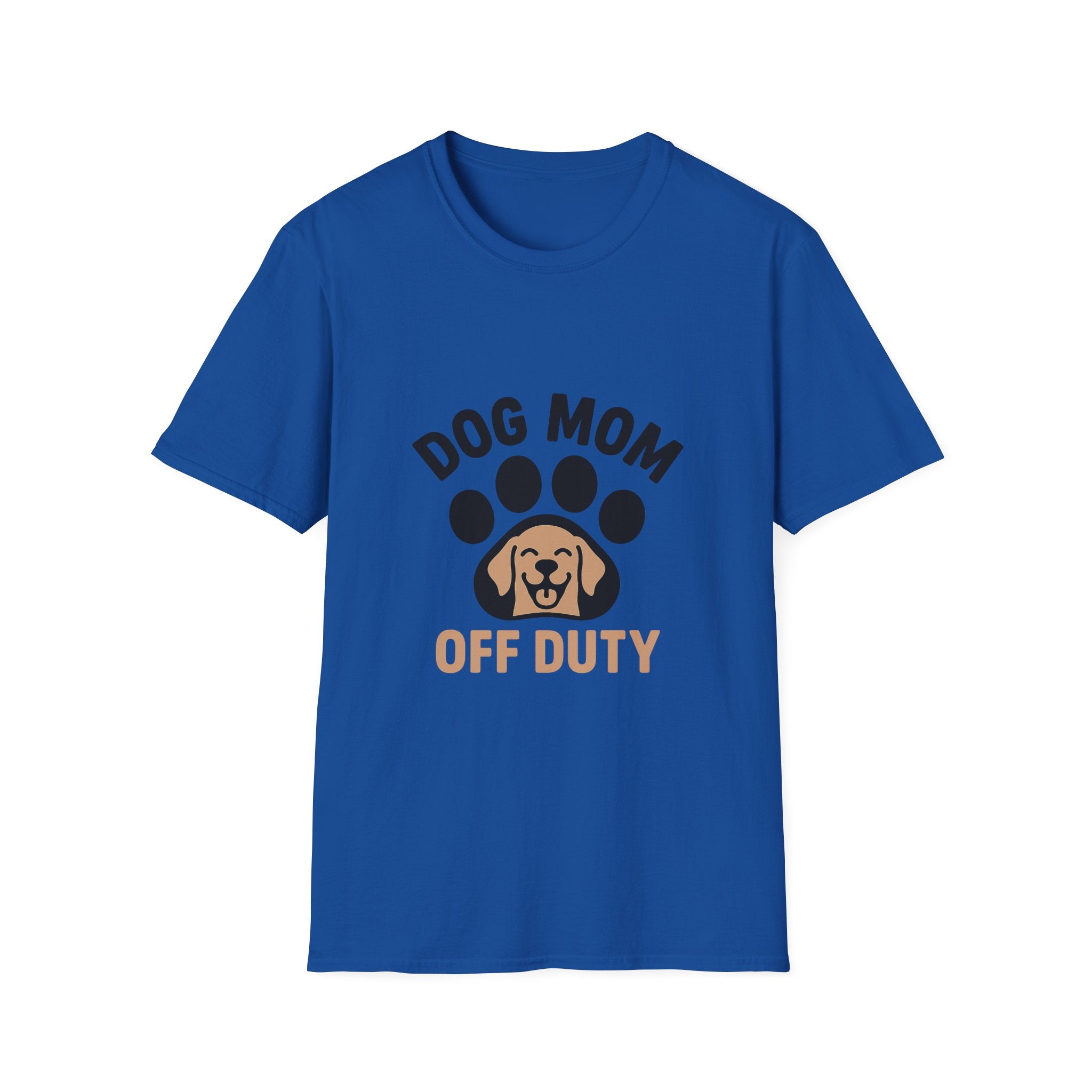 Dog Mom Off Duty Shirt, Dog Lover Gift, Paw Print T-Shirt, Dog Mom Tee, Funny Dog Owner Shirt, Dog Mama Clothing, Pet Parent