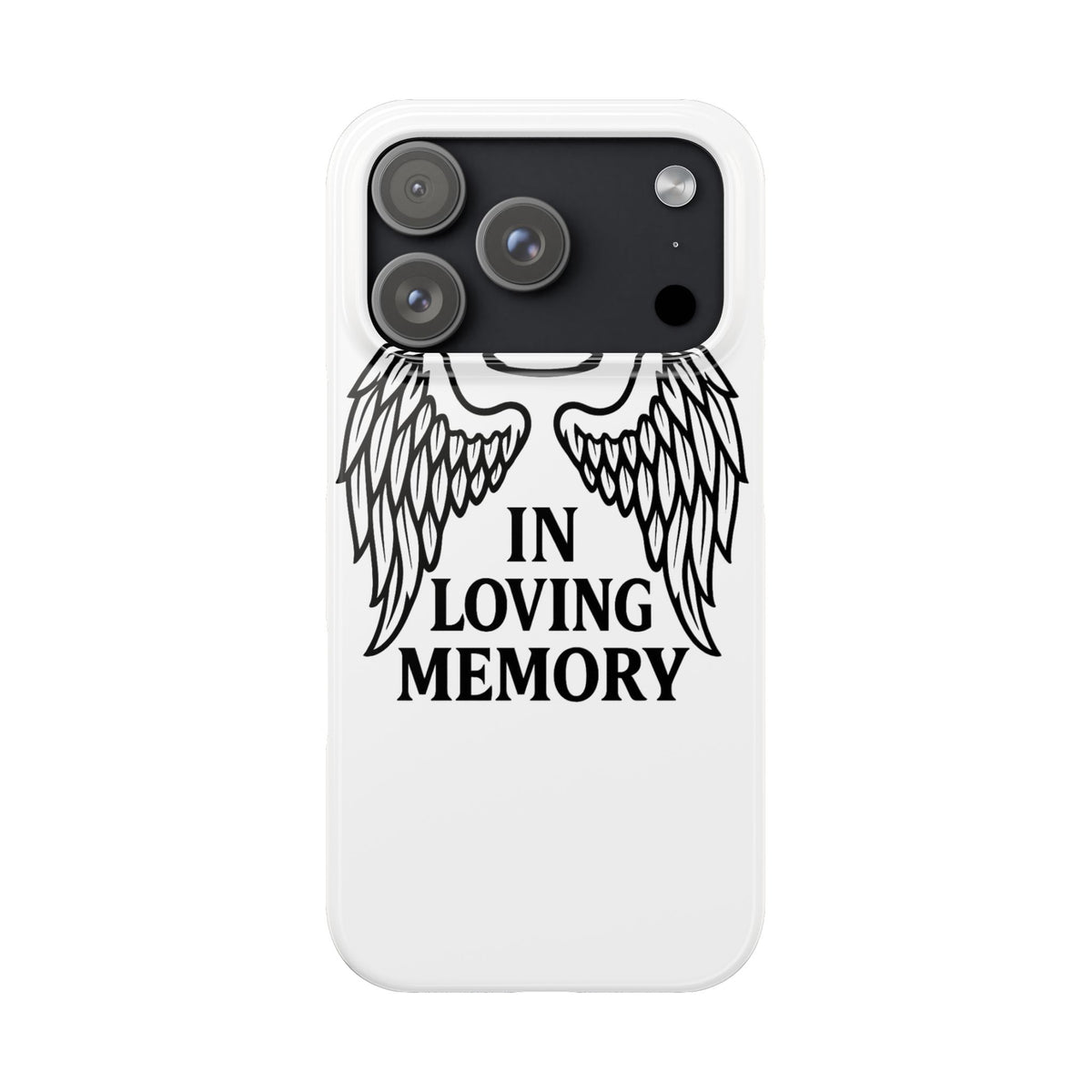 Guardian Angel Wings Phone Case In Loving Memory Sympathy Gift Memorial Remembrance Heaven Spiritual Protection Loss Grief Support