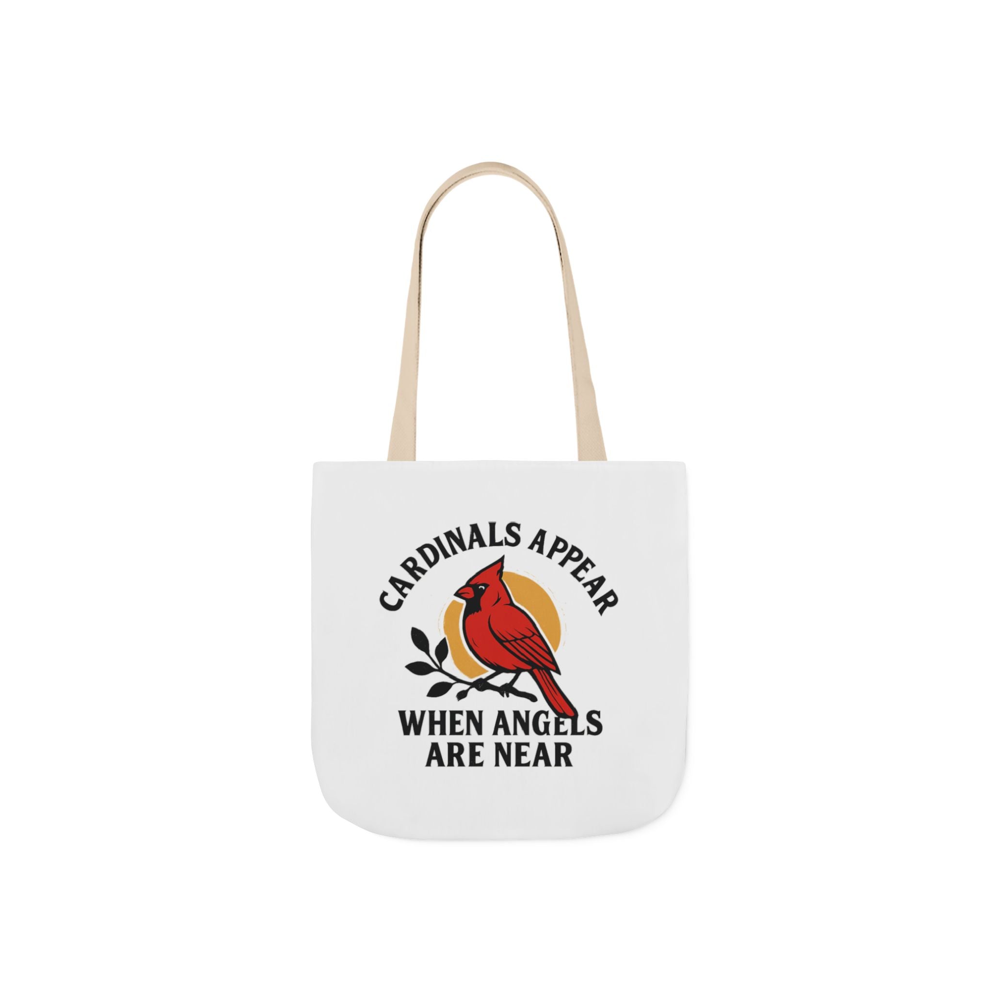 Cardinal Visitor Tote Bag, Cardinals Appear When Angels Are Near, Memorial Gift for Loss of Loved One, Sympathy Gift Mom
