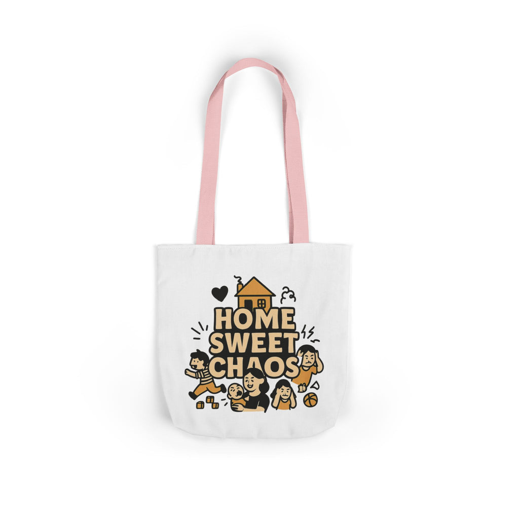 Home Sweet Chaos Tote Bag, Funny Mom Life Gift, Parenting Humor Canvas Tote, New Mom Gift, Chaotic Family Life, Gift for Mom